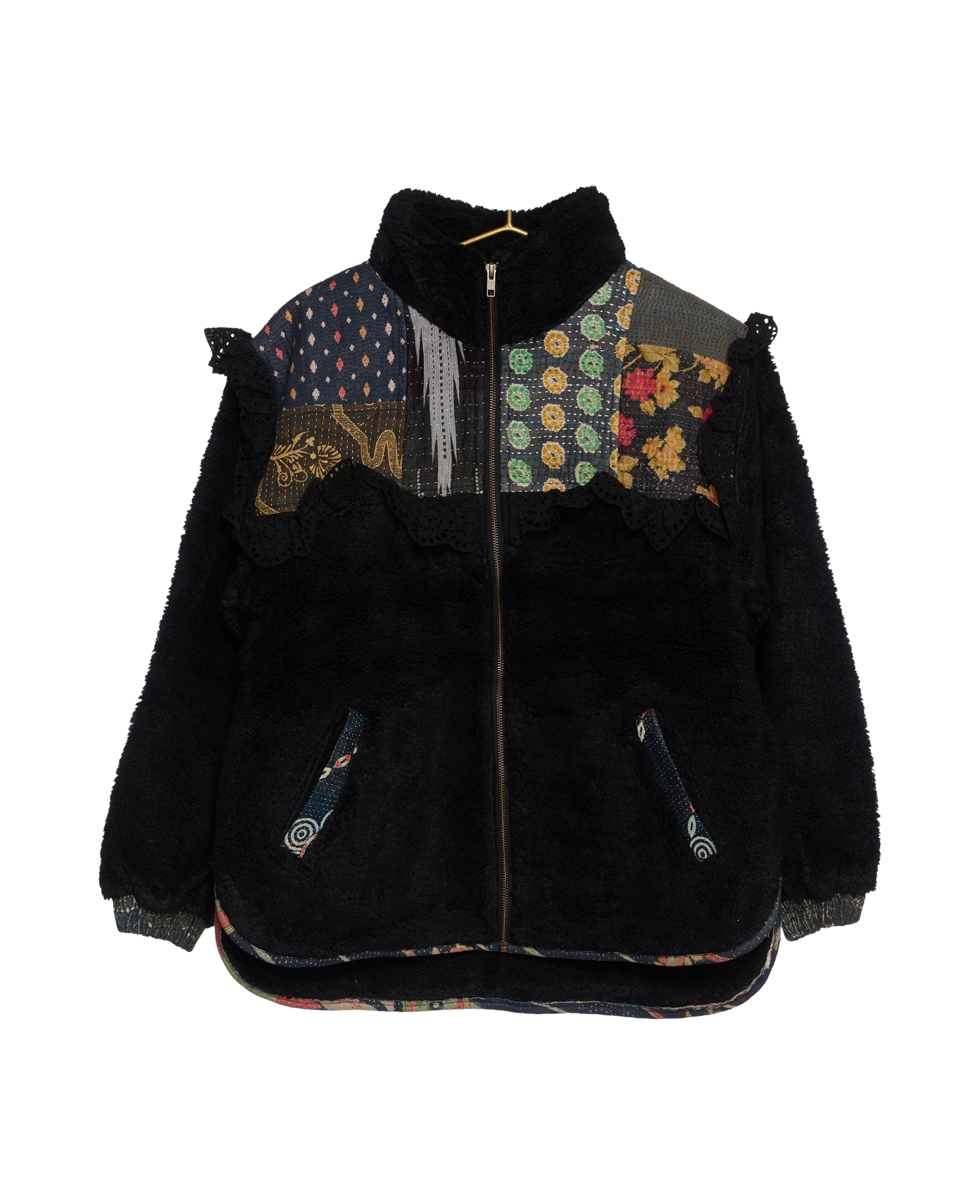 Vilma Jacket - Black Kantha No. 85