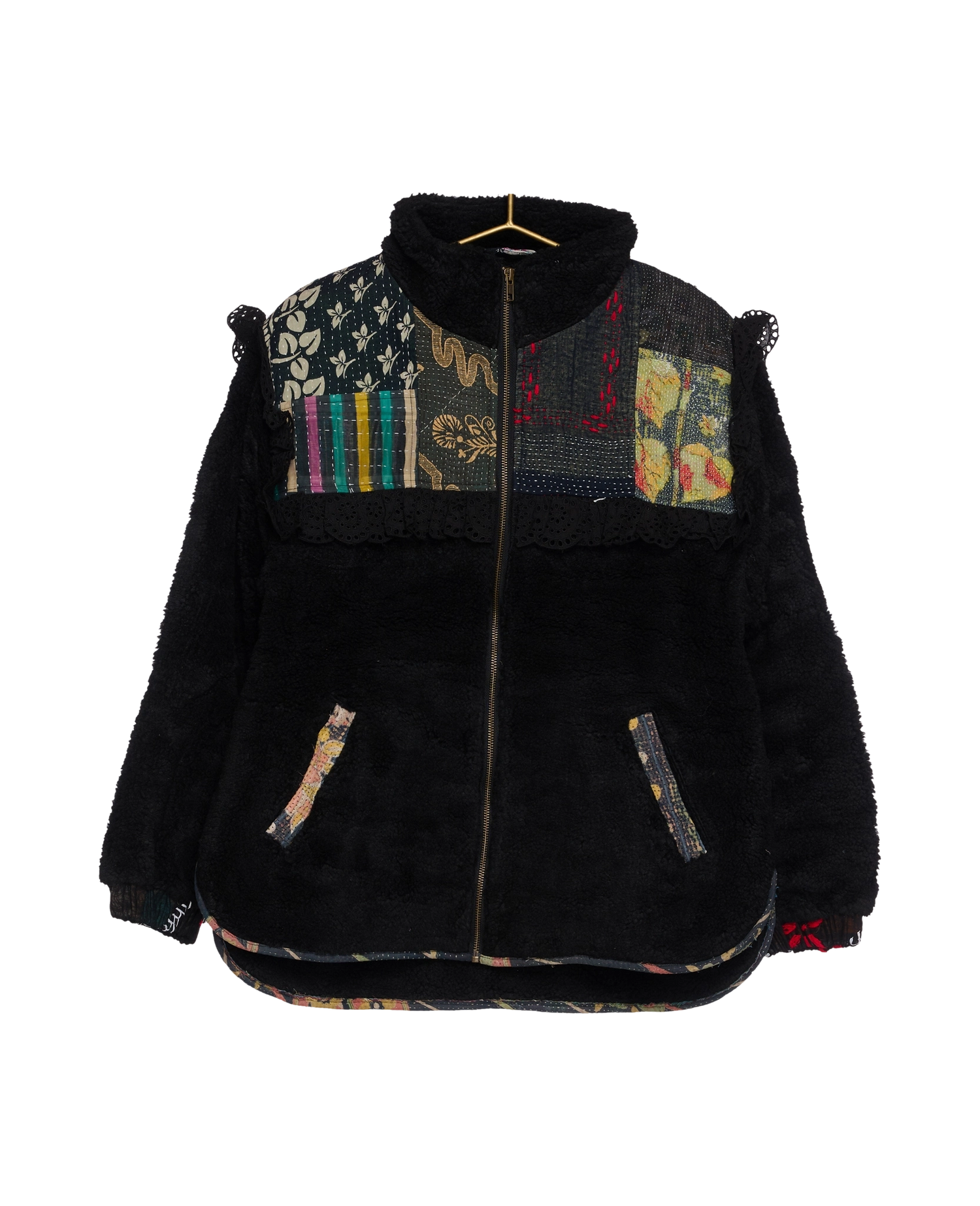 Vilma Jacket - Black Kantha No. 87