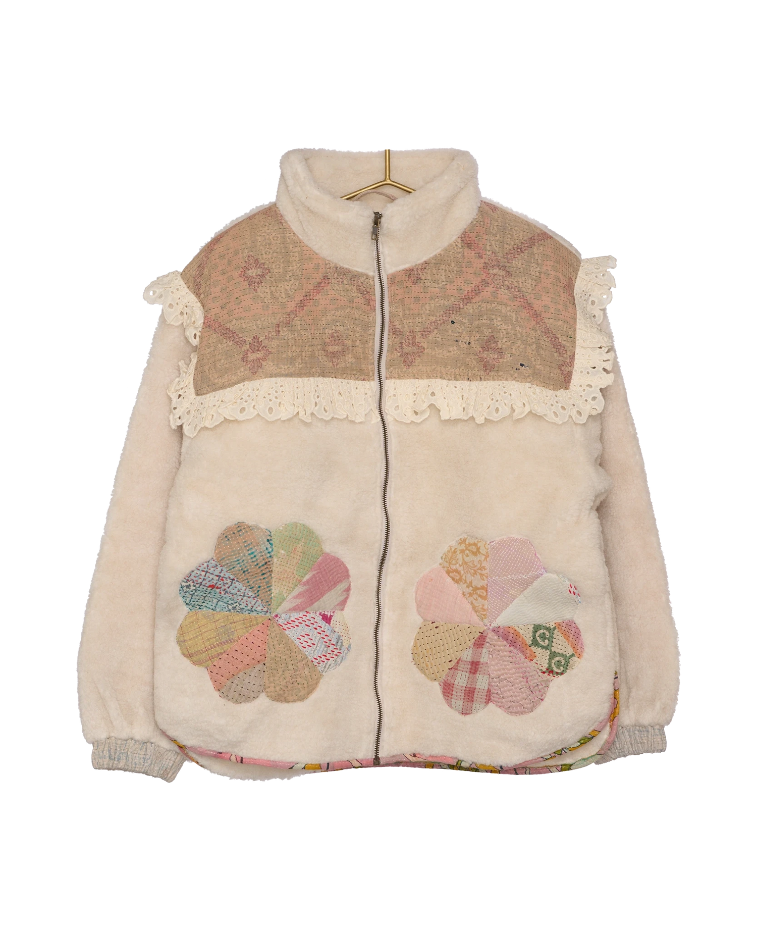 Vilma Jacket - Sand Patchwork No. 13 – SISSEL EDELBO