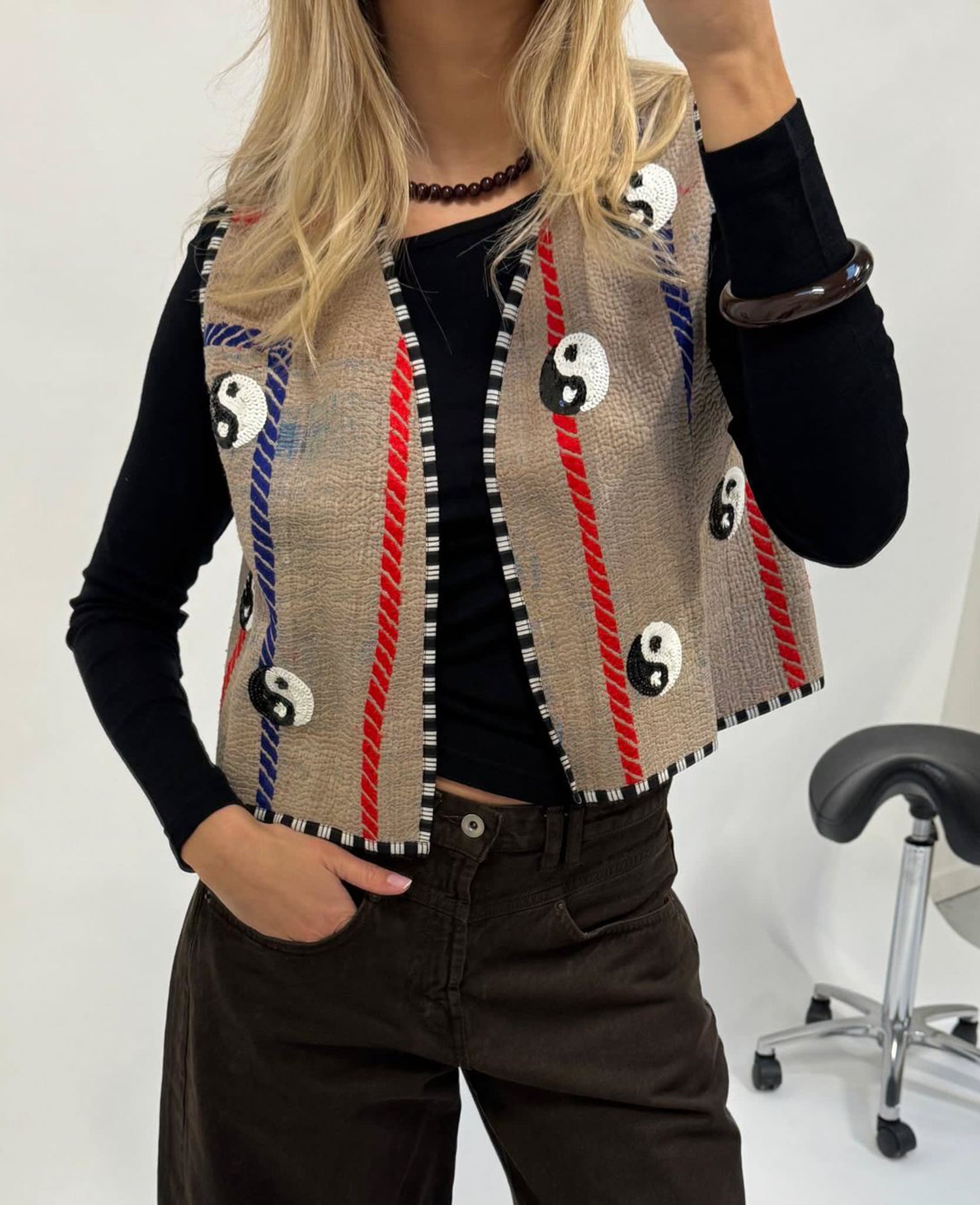 Gro Sequins Vest - Yin & Yang No. 120