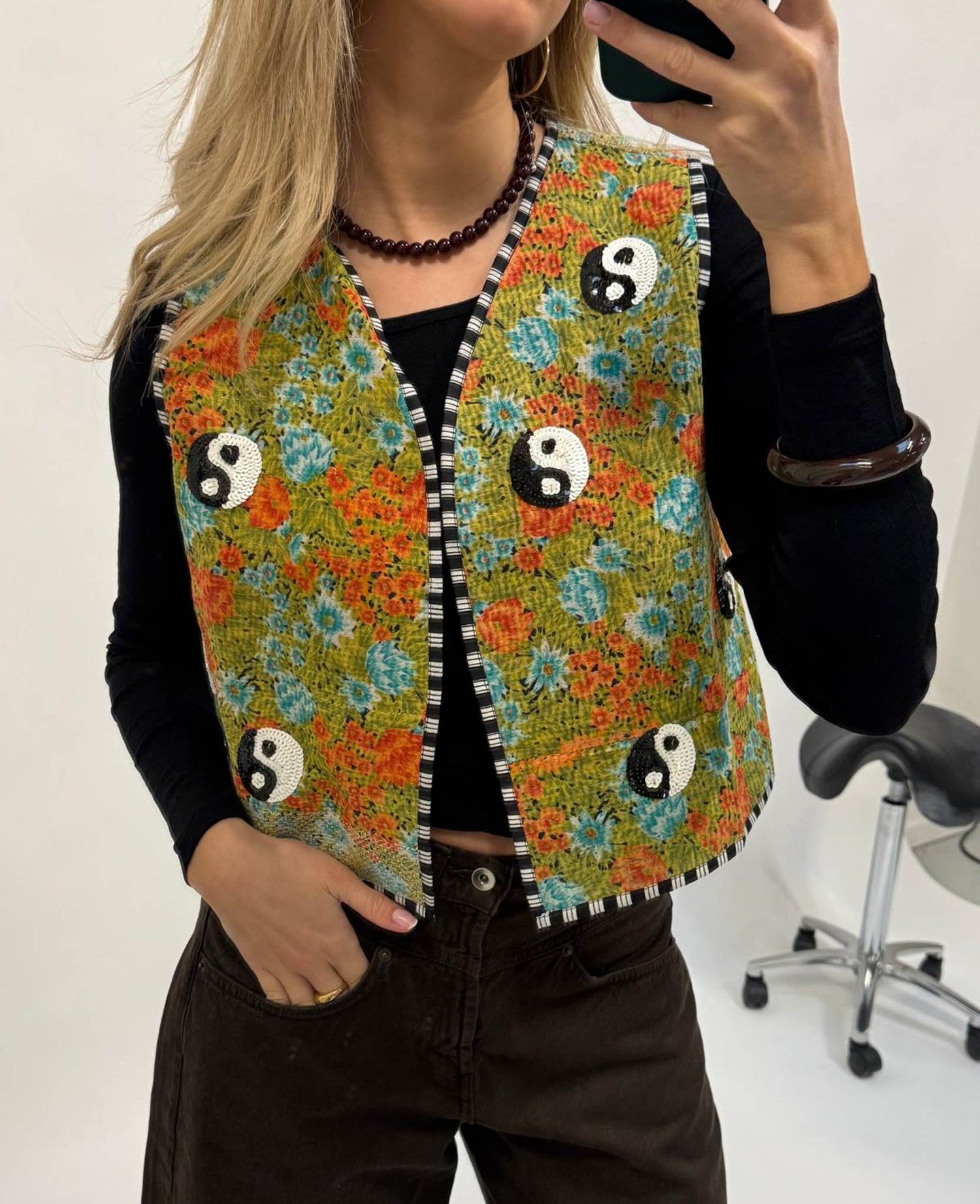 Gro Sequins Vest - Yin & Yang No. 43