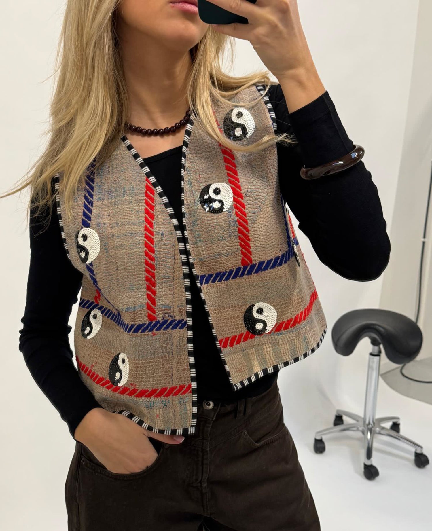 Gro Sequins Vest - Yin & Yang No. 53