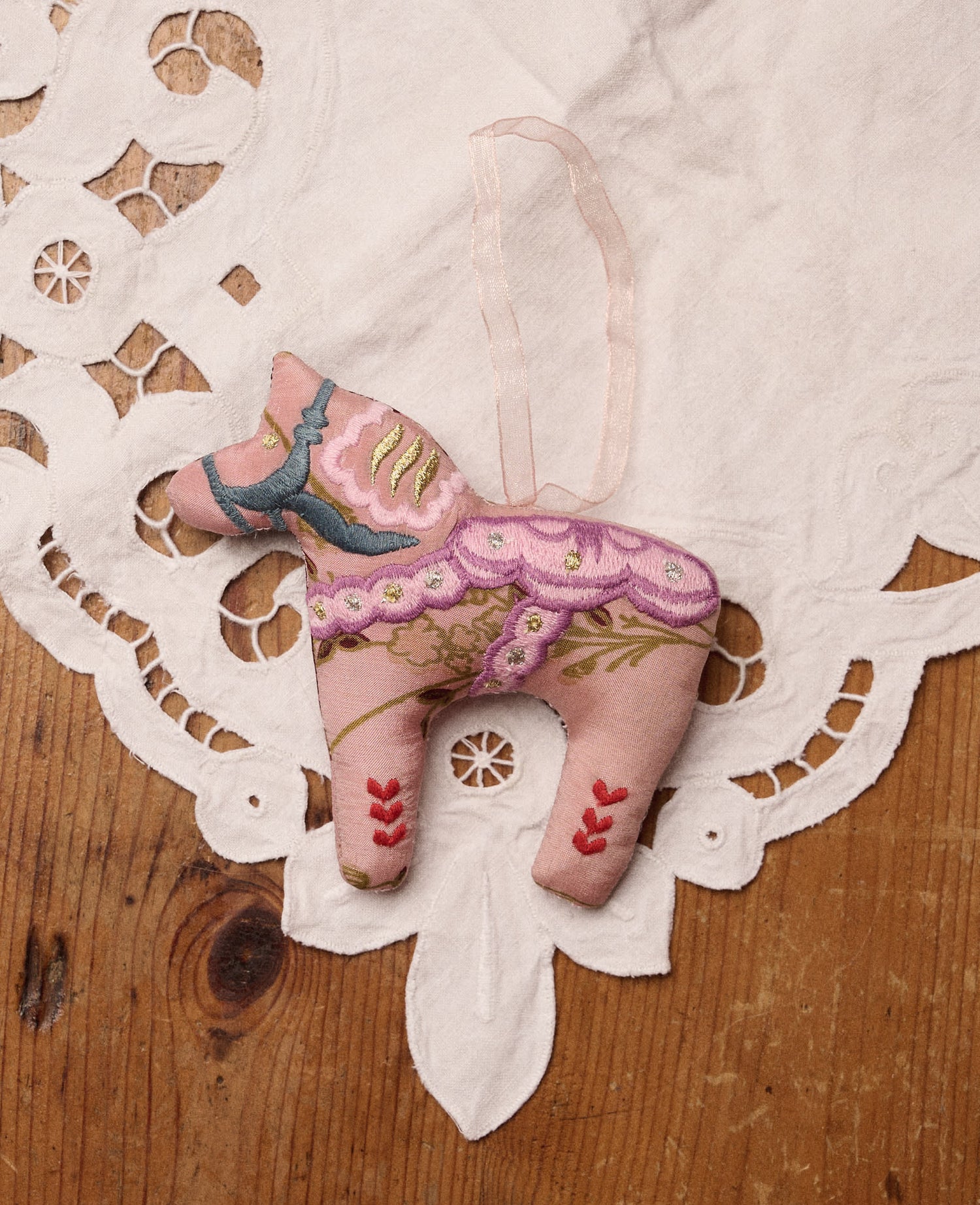 Horse SILK Ornament - No. 2