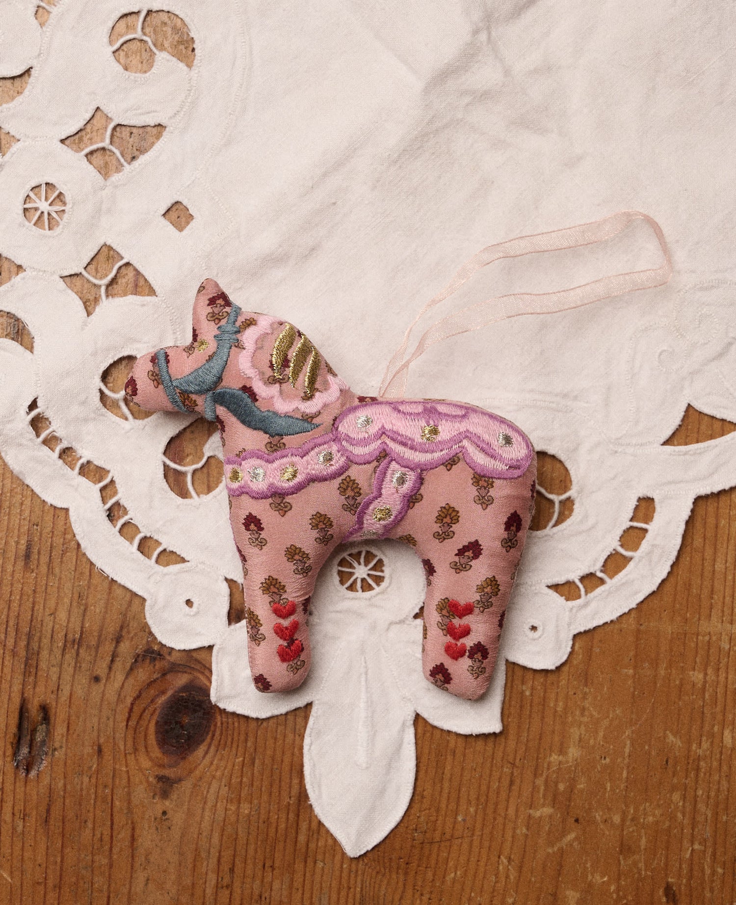 Horse SILK Ornament - No. 4