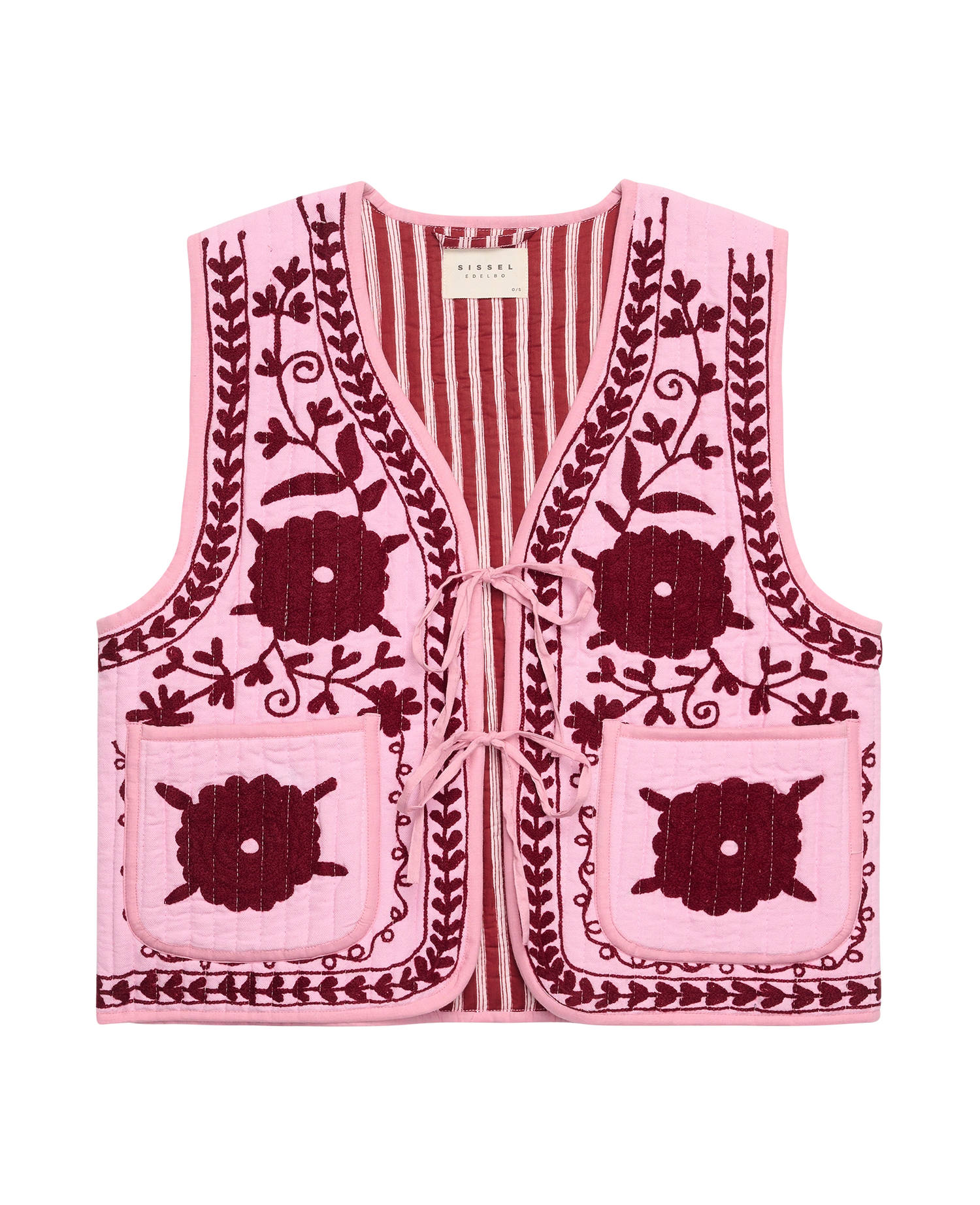 Honey Vest - Burgundy