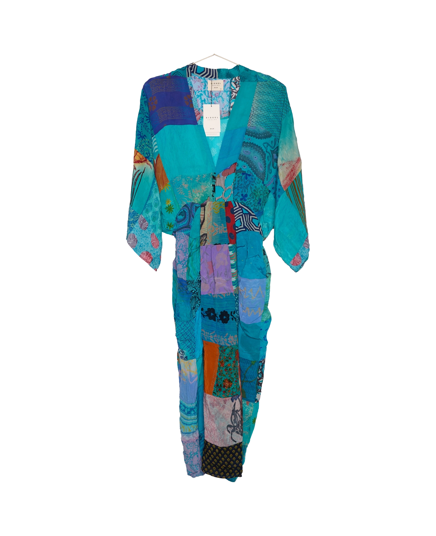 Juno SILK Patchwork Dress - No. 109