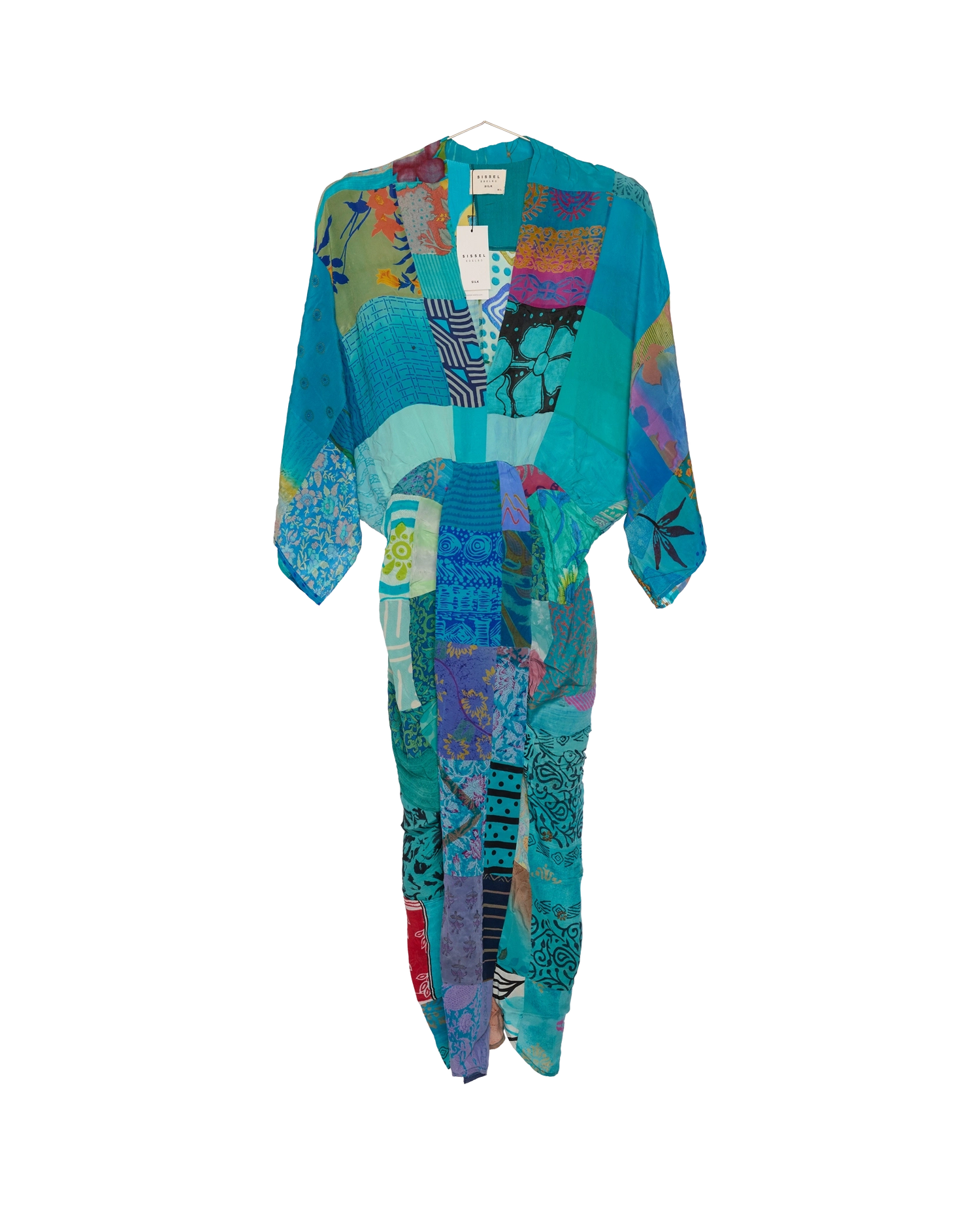 Juno SILK Patchwork Dress - No. 111