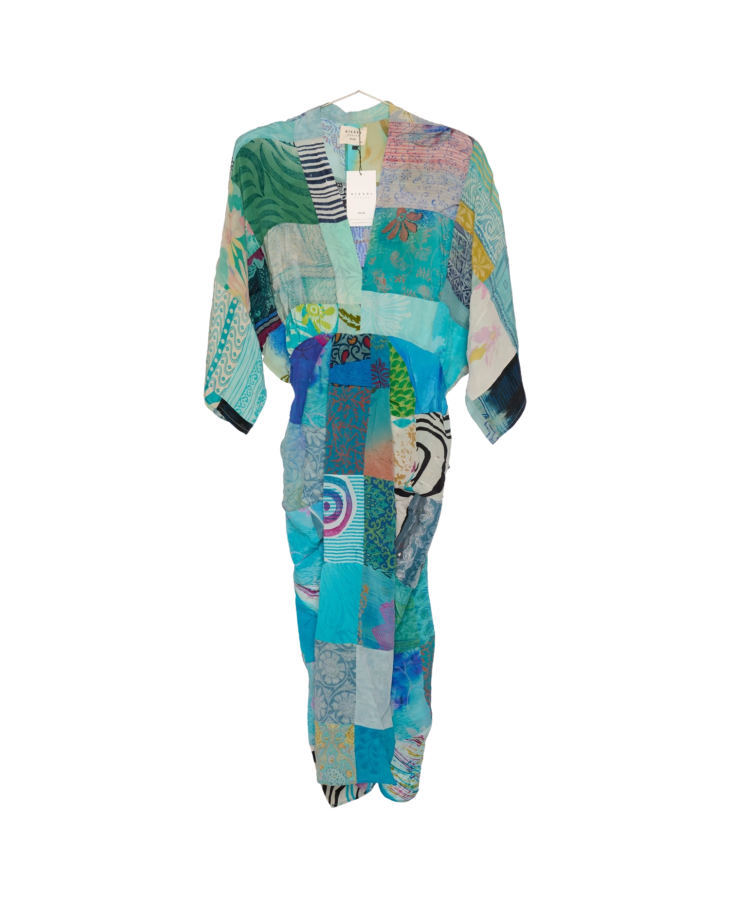 Juno SILK Patchwork Dress - No. 118