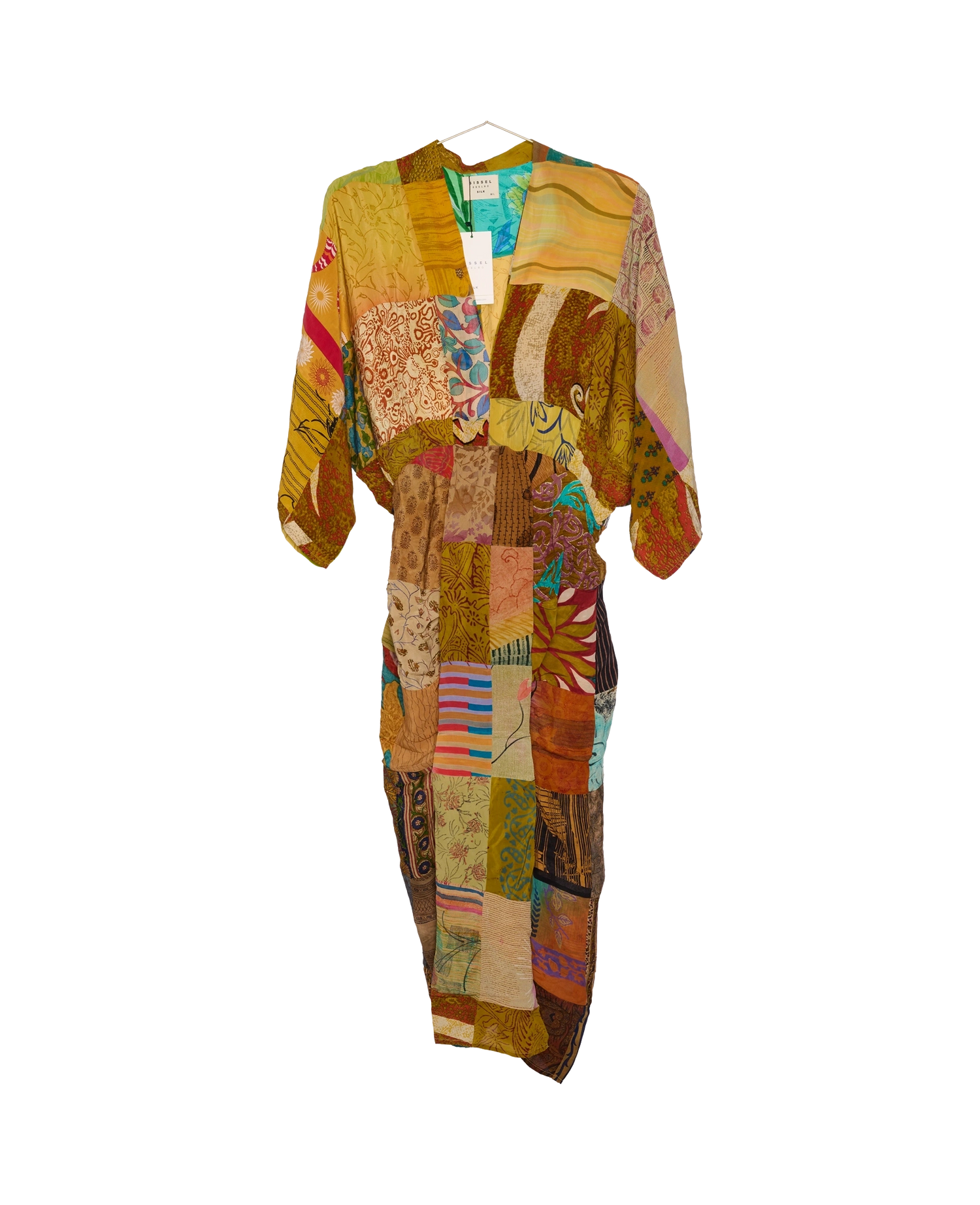 Juno SILK Patchwork Dress - No. 119