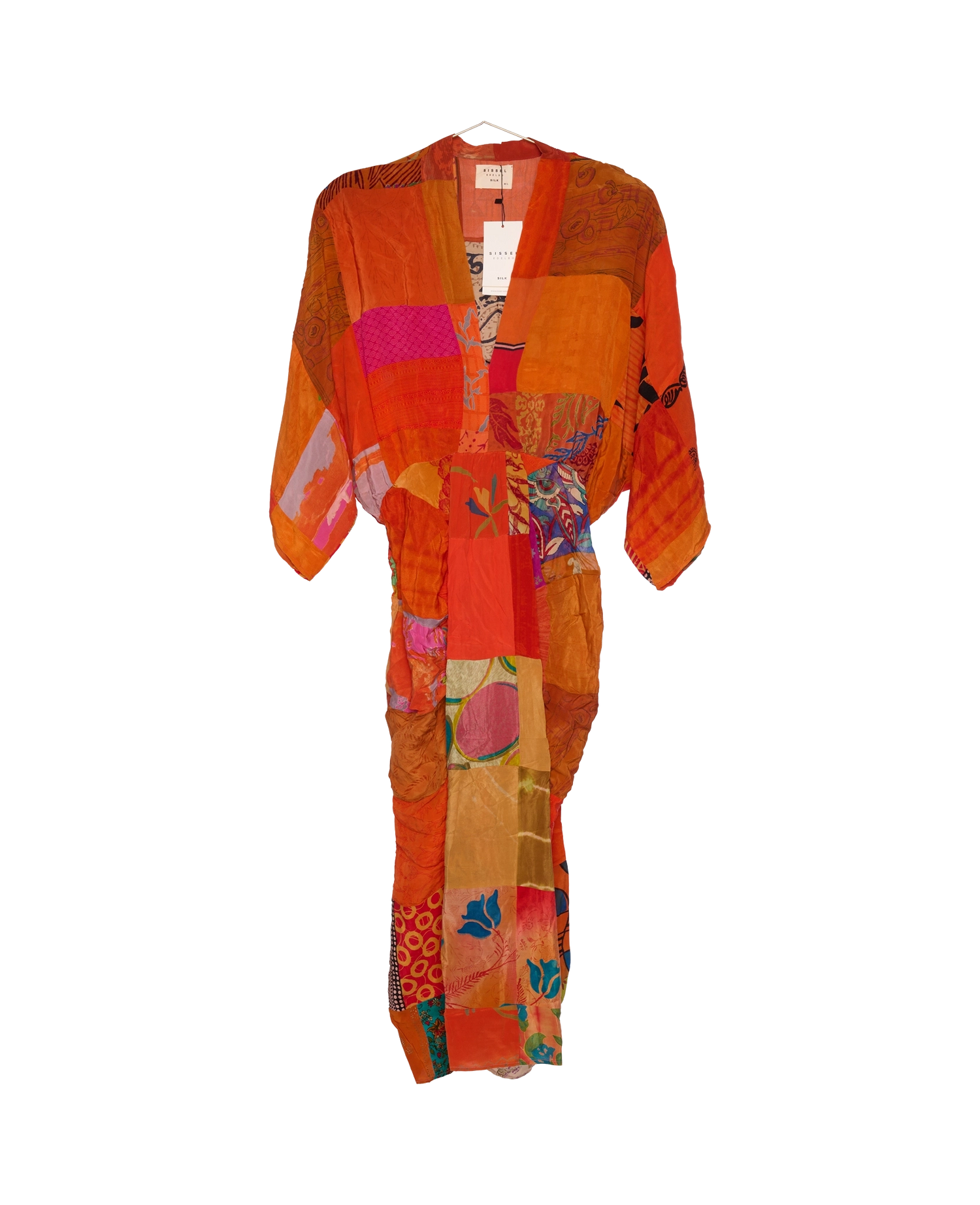 Juno SILK Patchwork Dress - No. 126