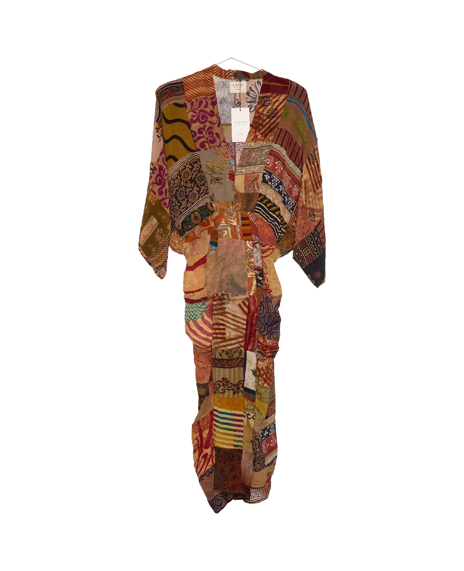 Juno SILK Patchwork Dress - No. 128