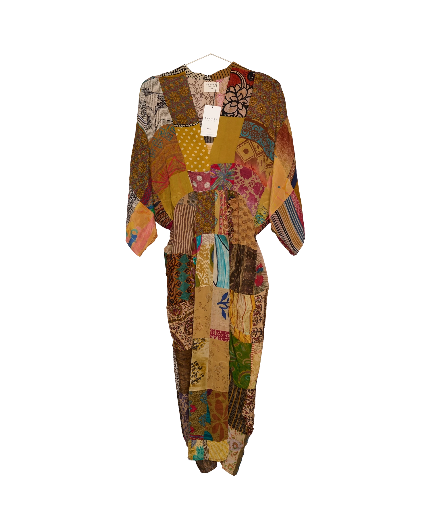 Juno SILK Patchwork Dress - No. 13