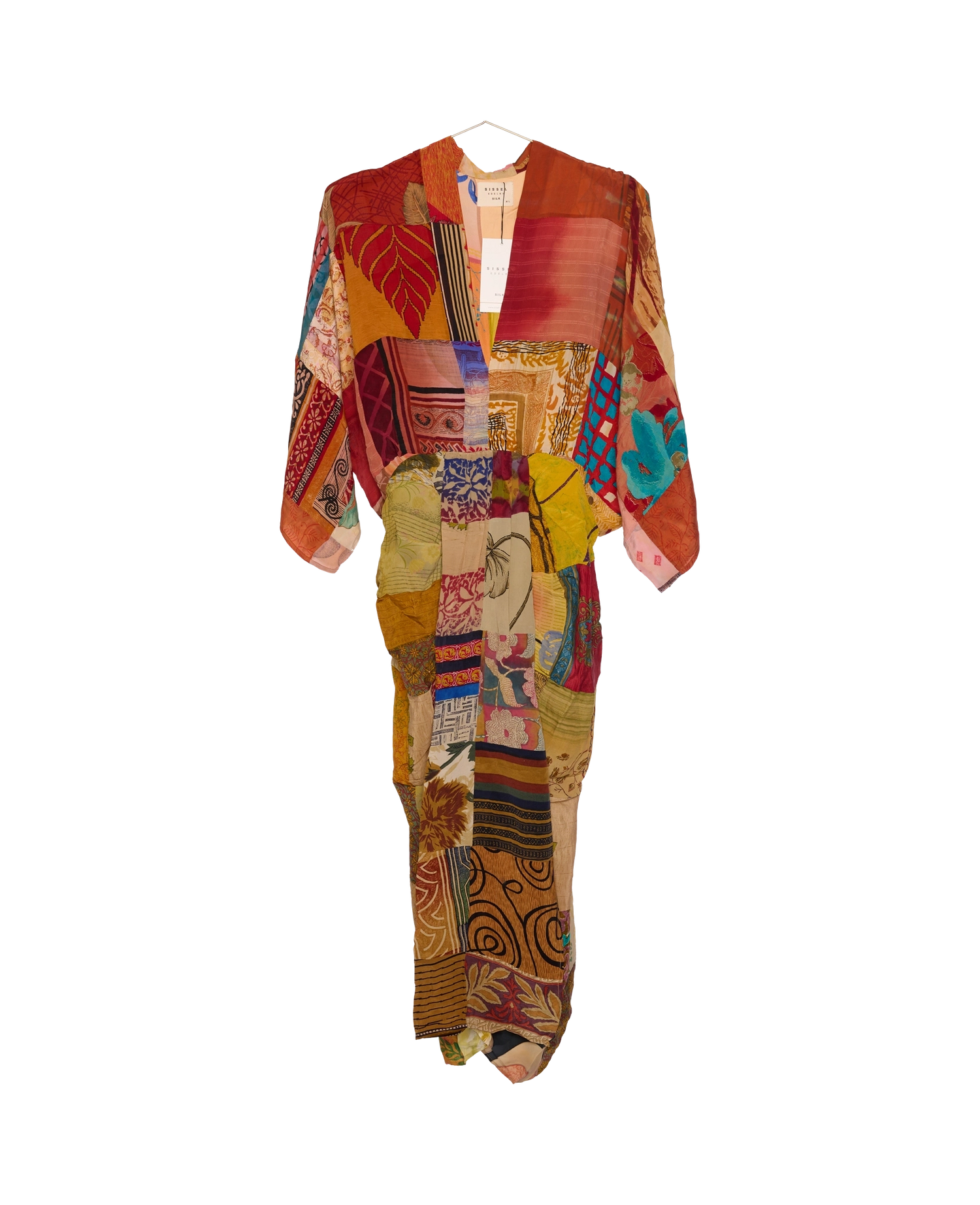 Juno SILK Patchwork Dress - No. 132