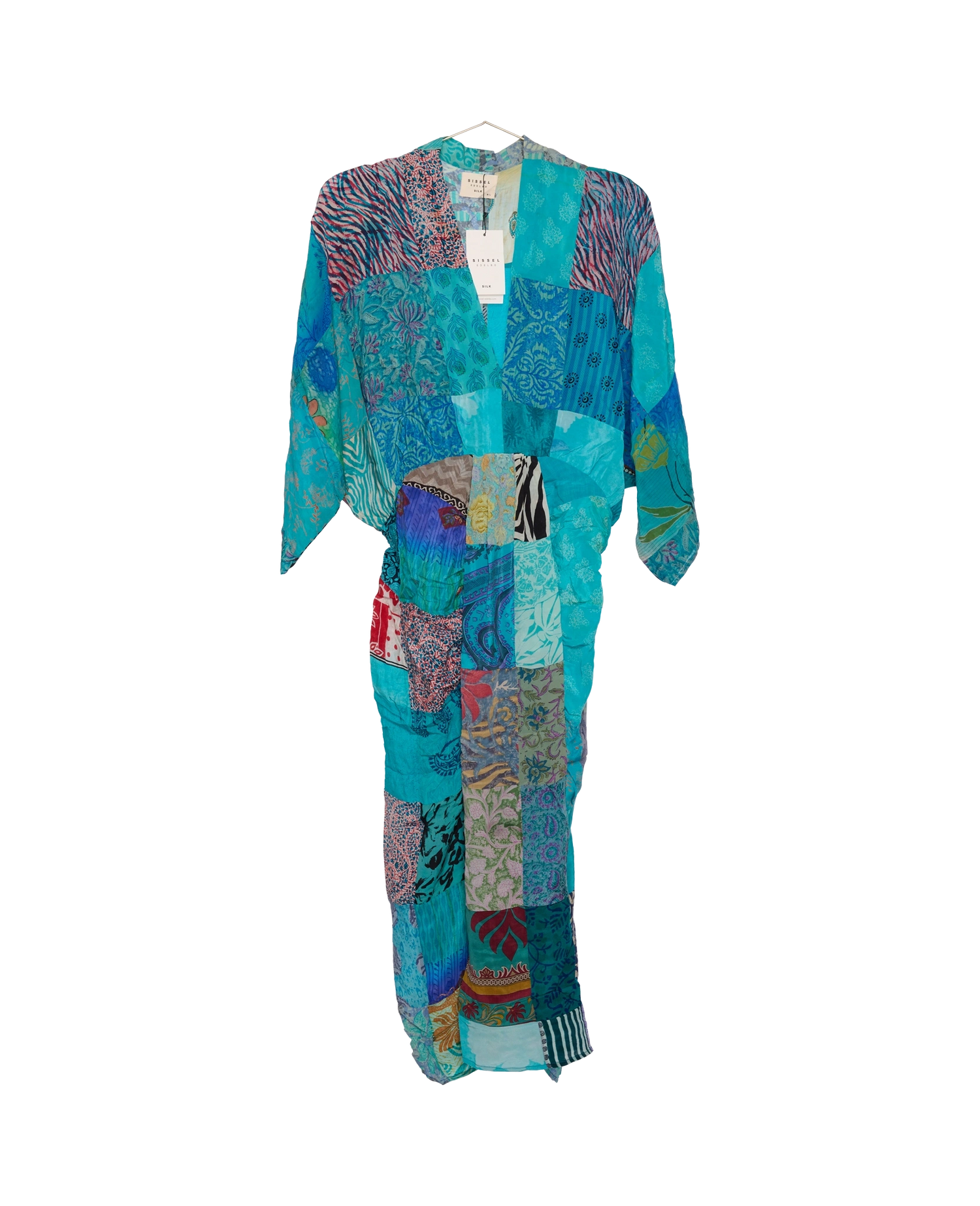 Juno SILK Patchwork Dress - No. 133