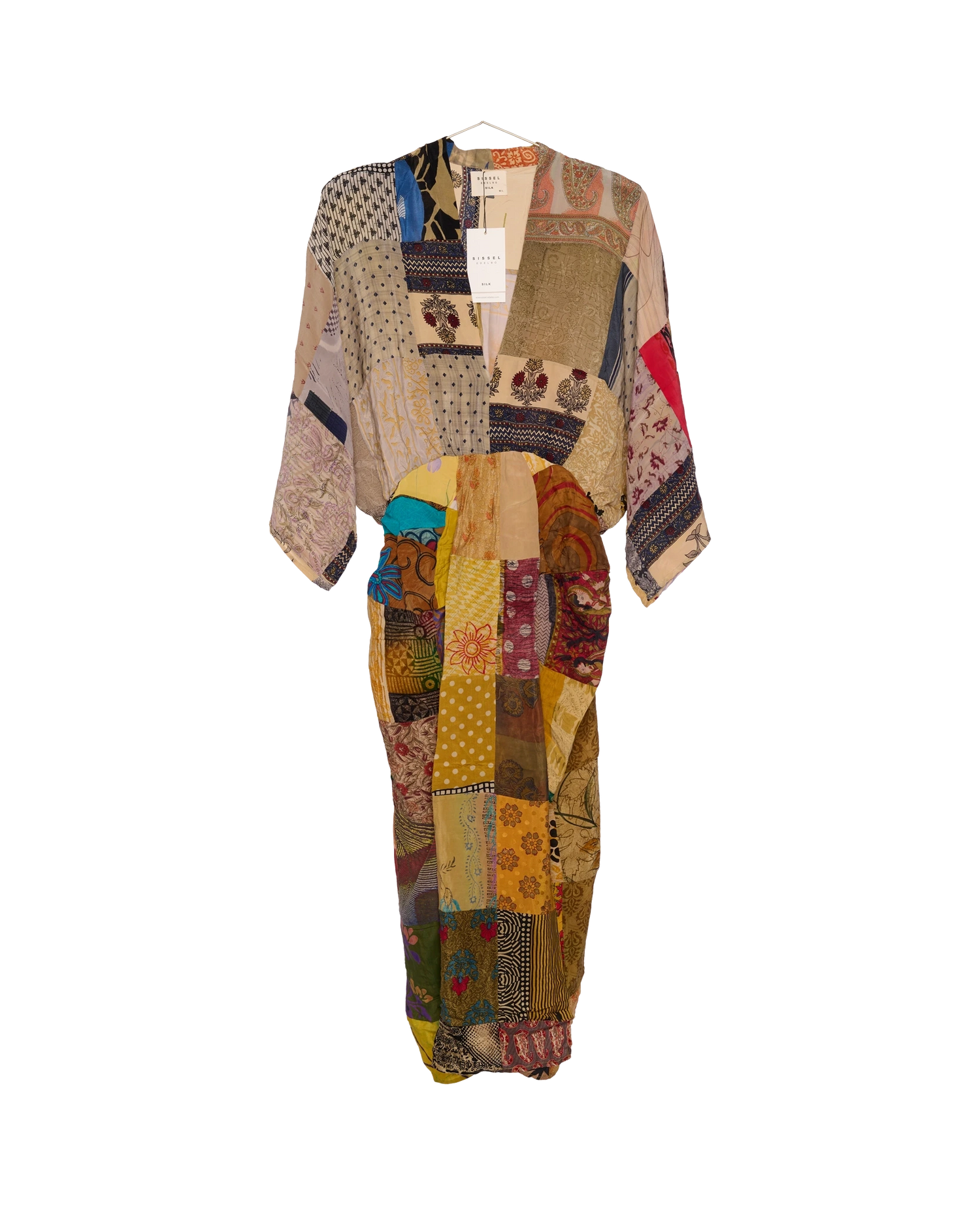 Juno SILK Patchwork Dress - No. 135