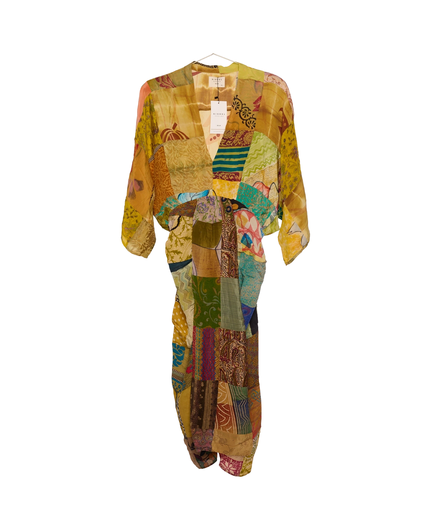 Juno SILK Patchwork Dress - No. 136