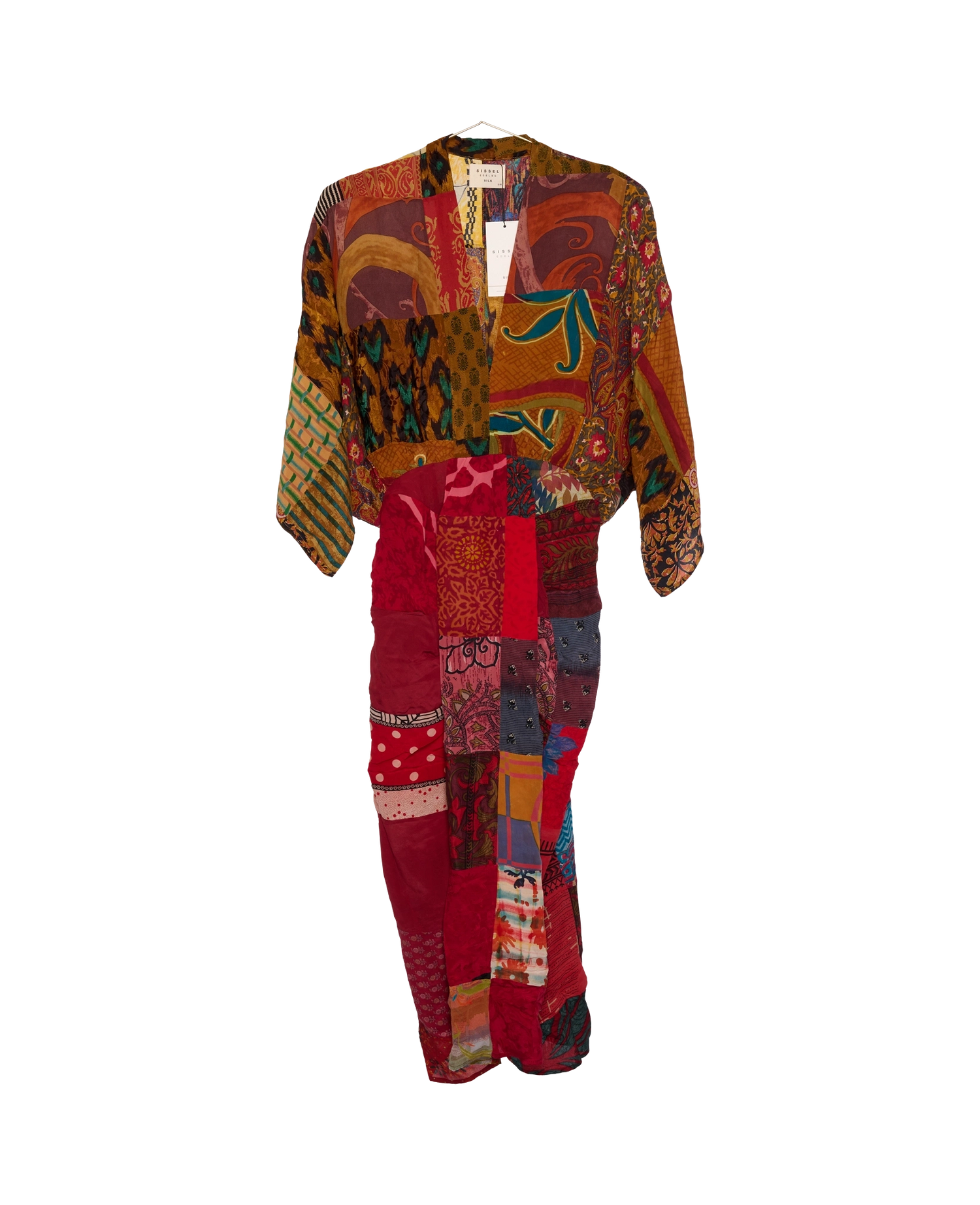 Juno SILK Patchwork Dress - No. 148