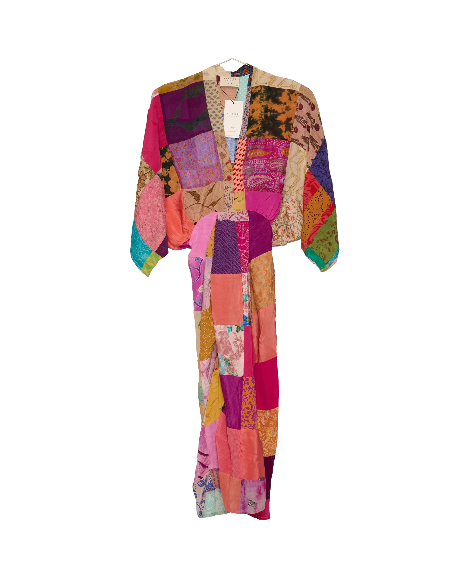 Juno SILK Patchwork Dress - No. 183