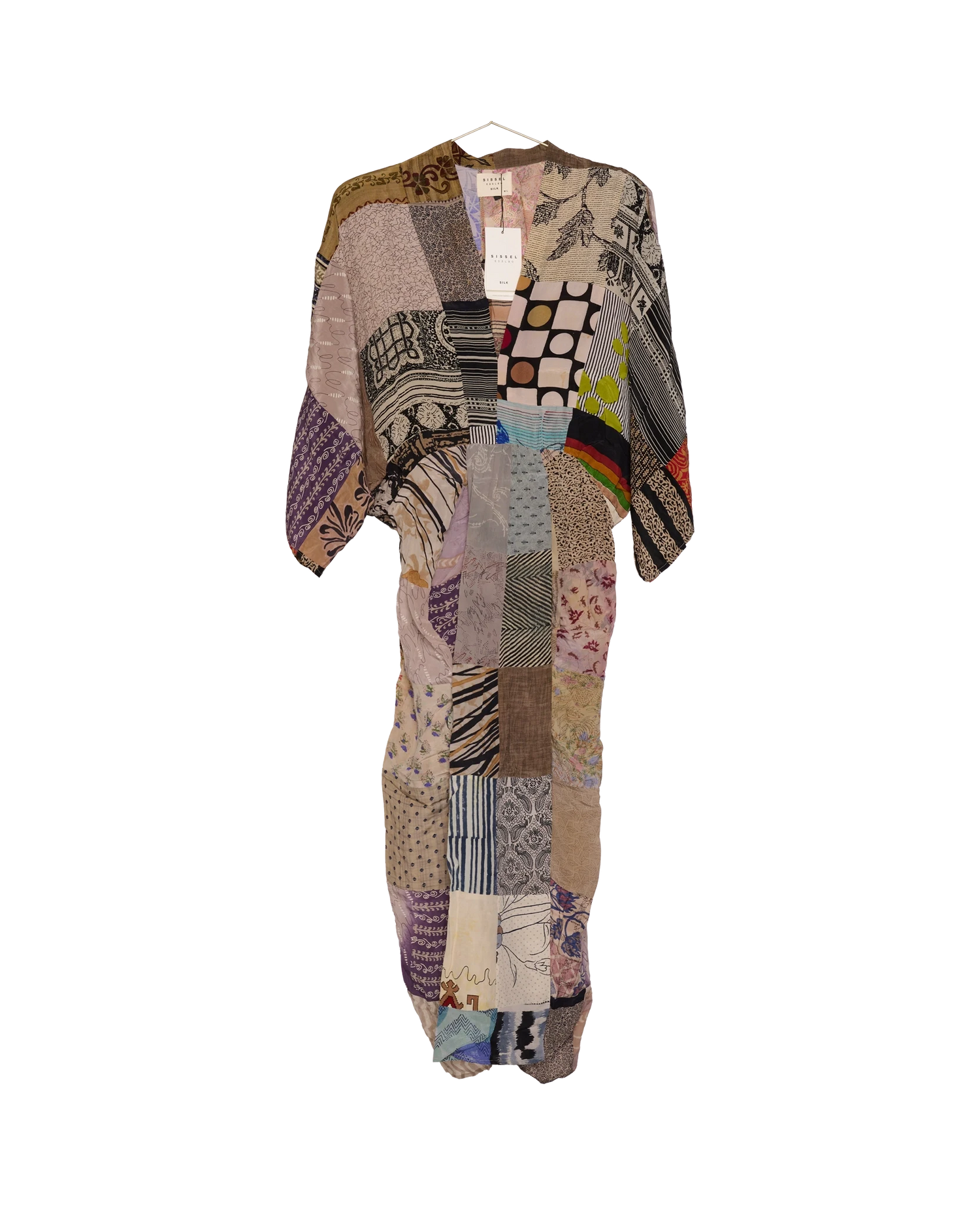 Juno SILK Patchwork Dress - No. 34