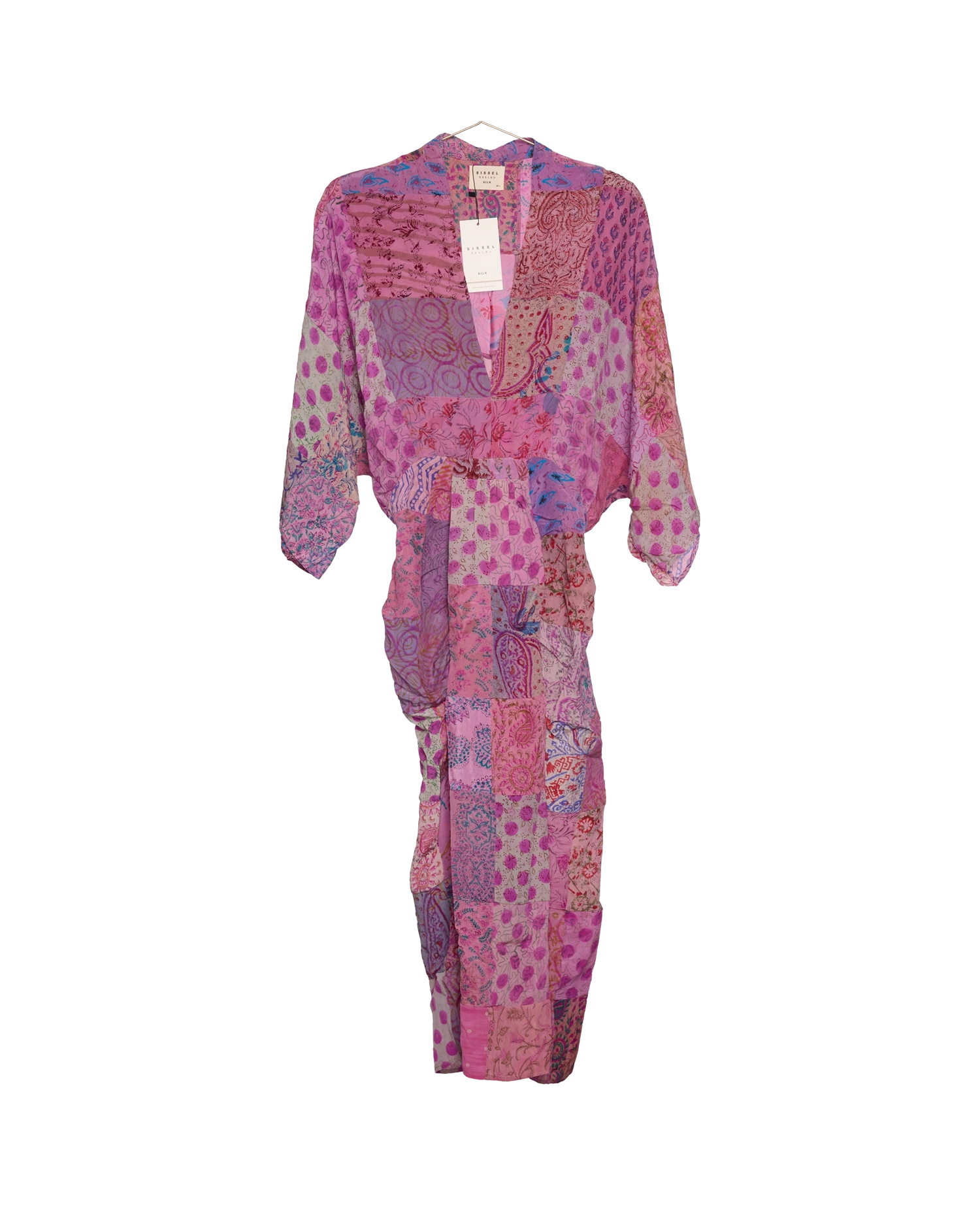 Juno SILK Patchwork Dress - No. 58