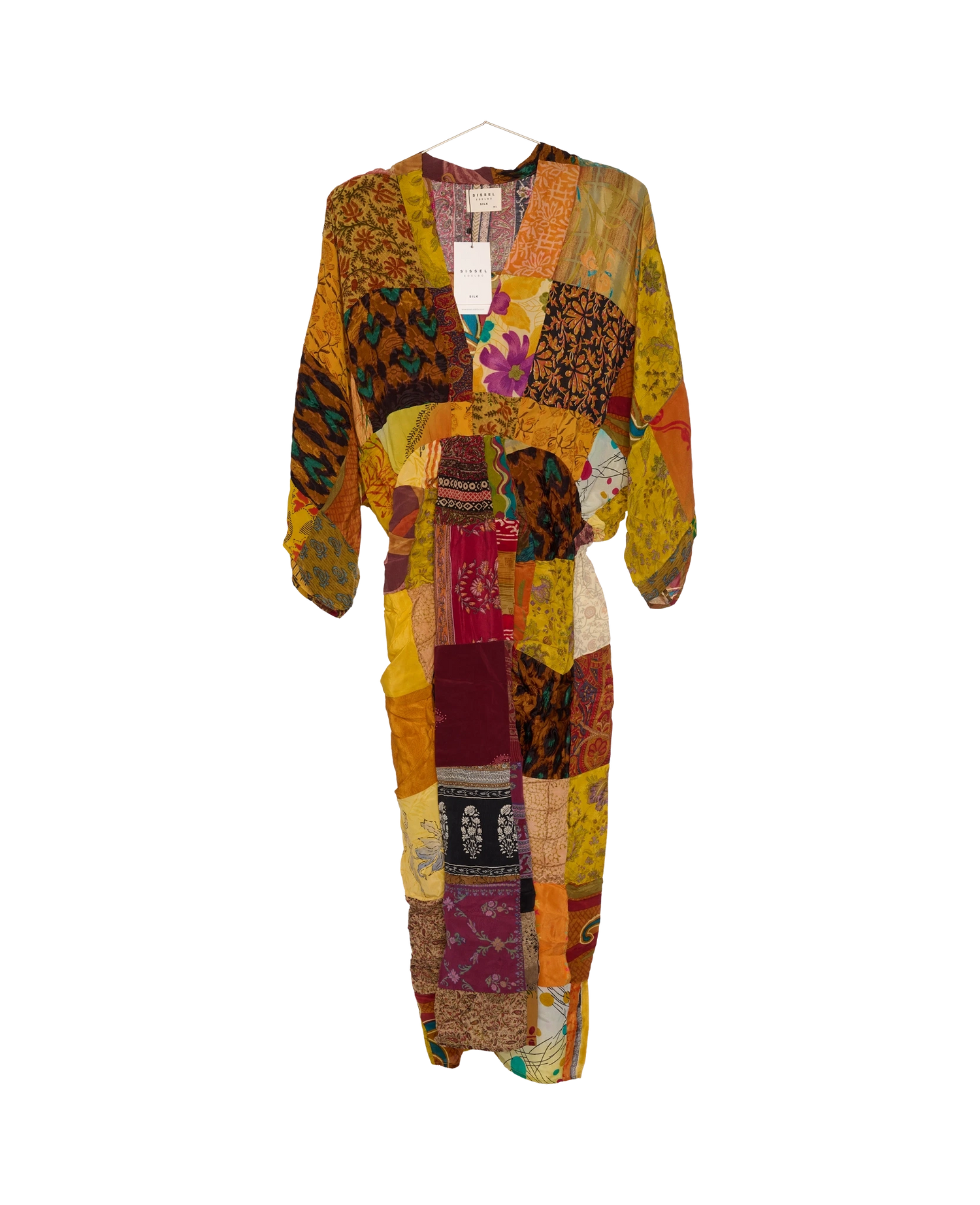 Juno SILK Patchwork Dress - No. 66