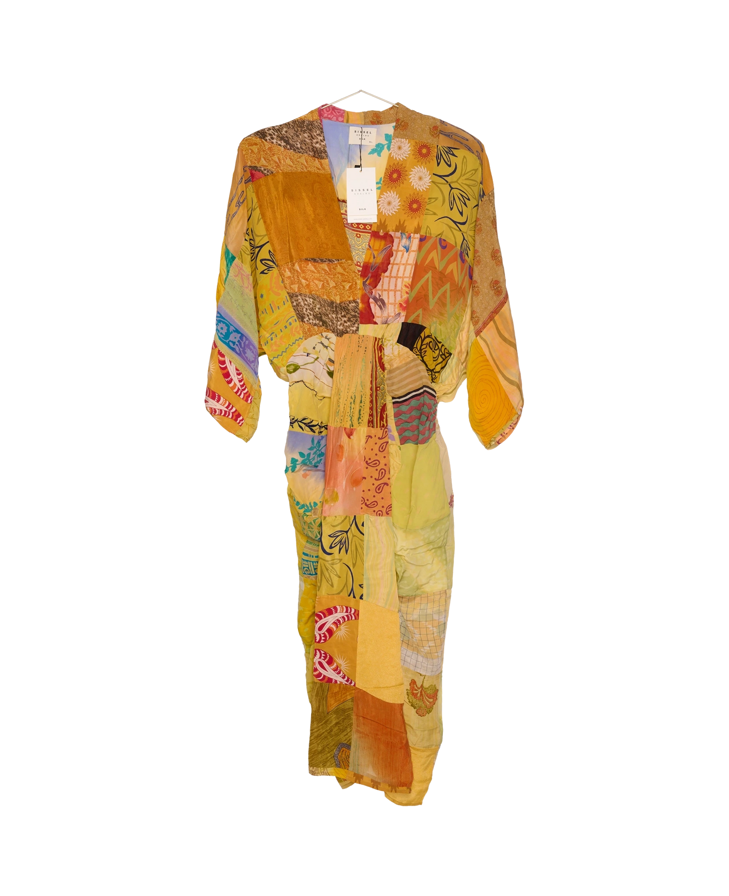 Juno SILK Patchwork Dress - No. 67