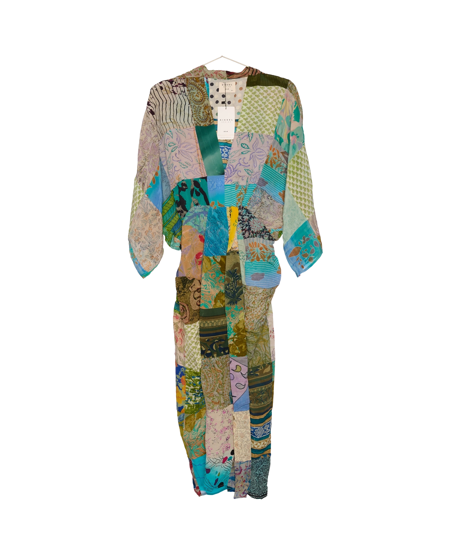 Juno SILK Patchwork Dress - No. 68
