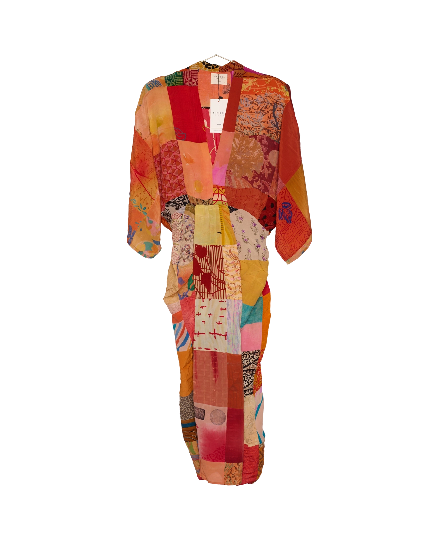 Juno SILK Patchwork Dress - No. 7