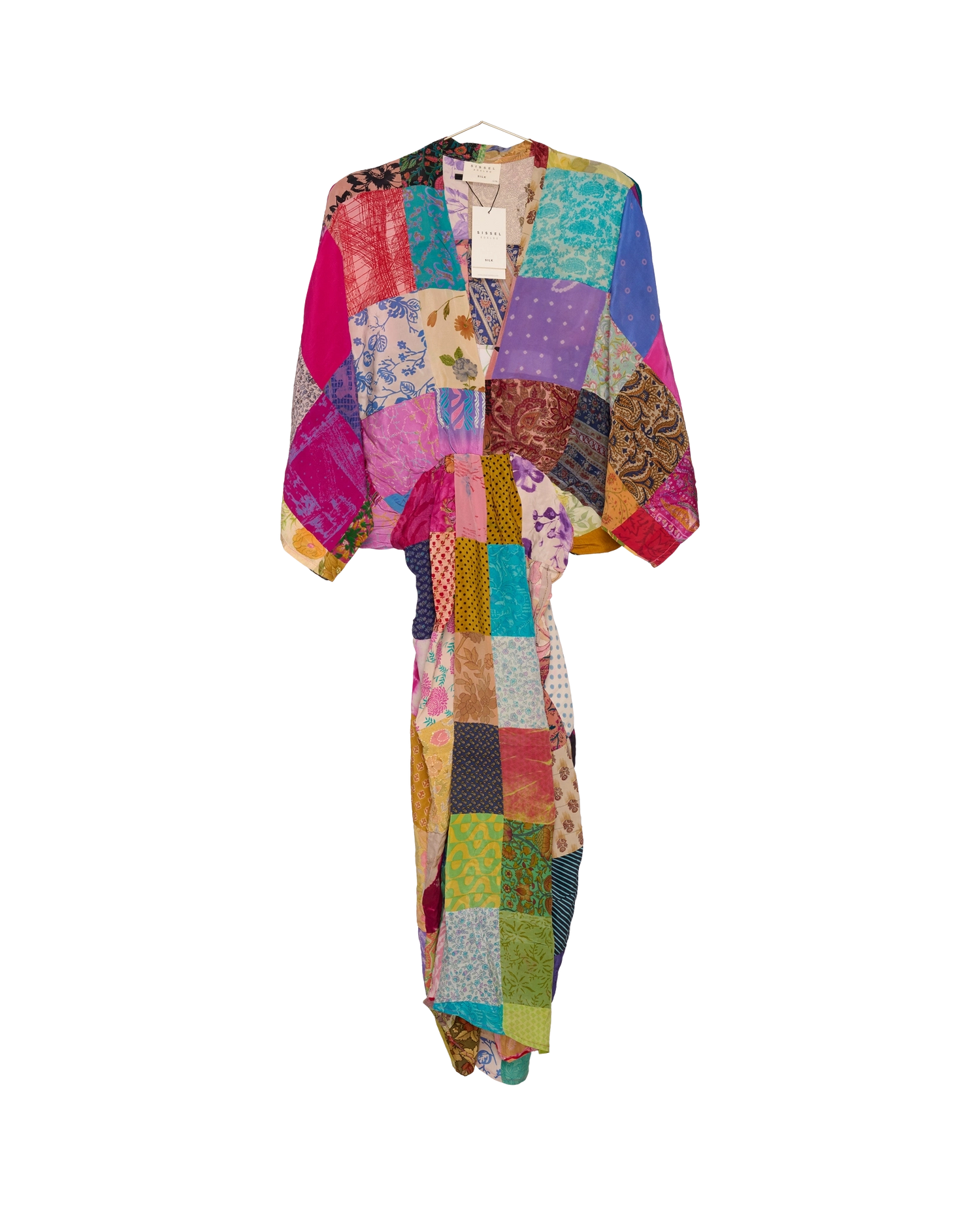 Juno SILK Patchwork Dress - No. 214