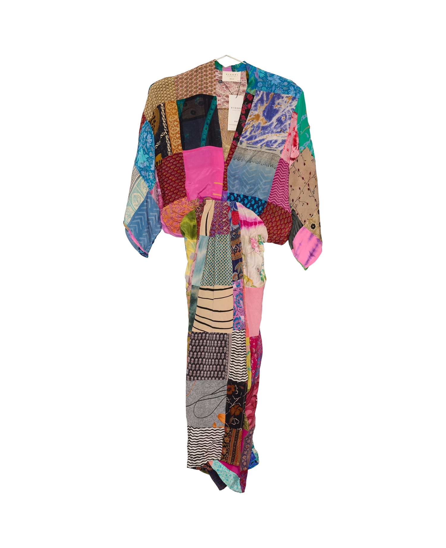 Juno SILK Patchwork Dress - No. 255