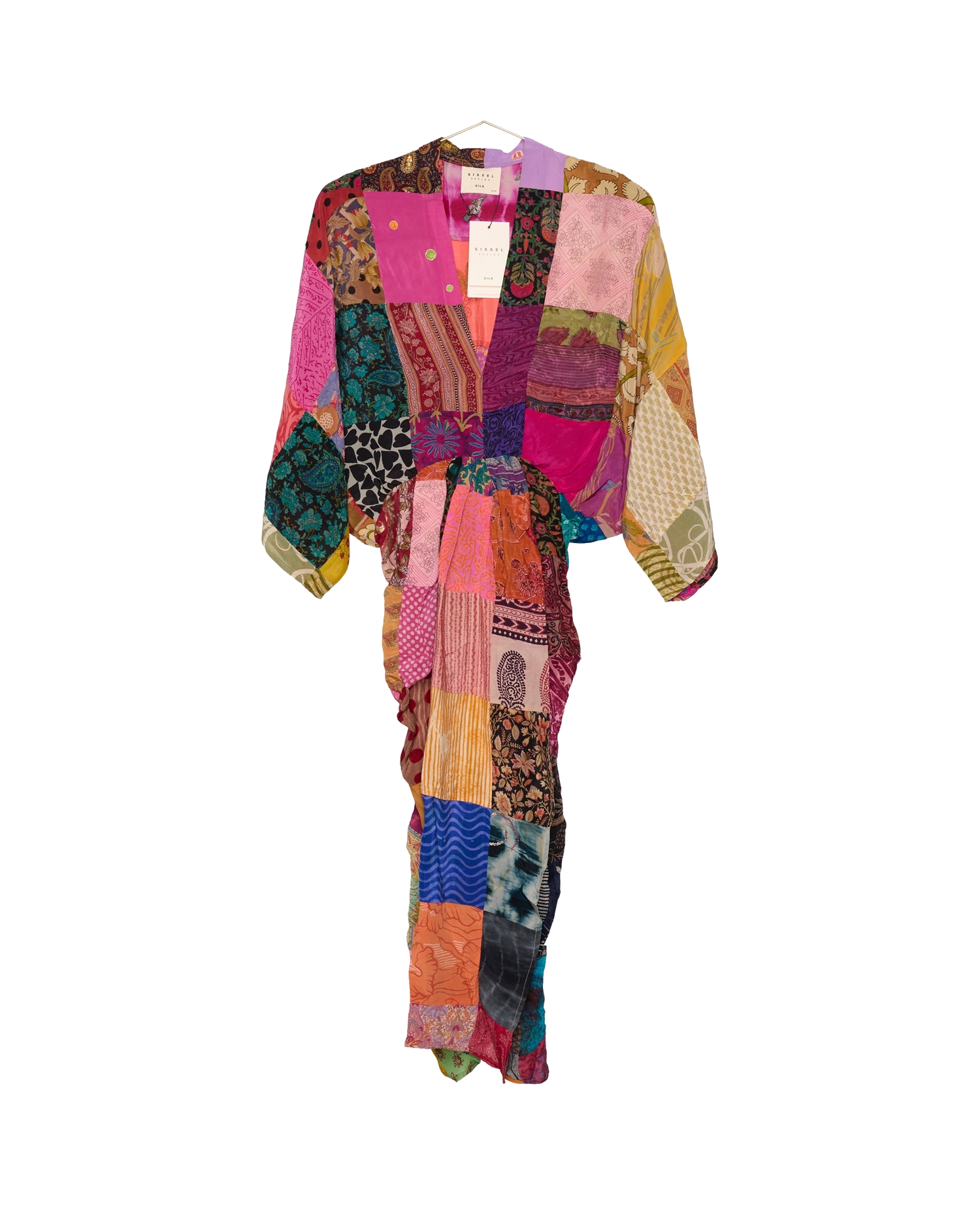 Juno SILK Patchwork Dress - No. 276