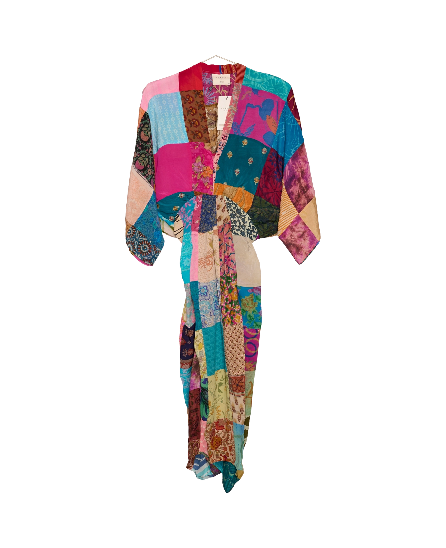 Juno SILK Patchwork Dress - No. 312
