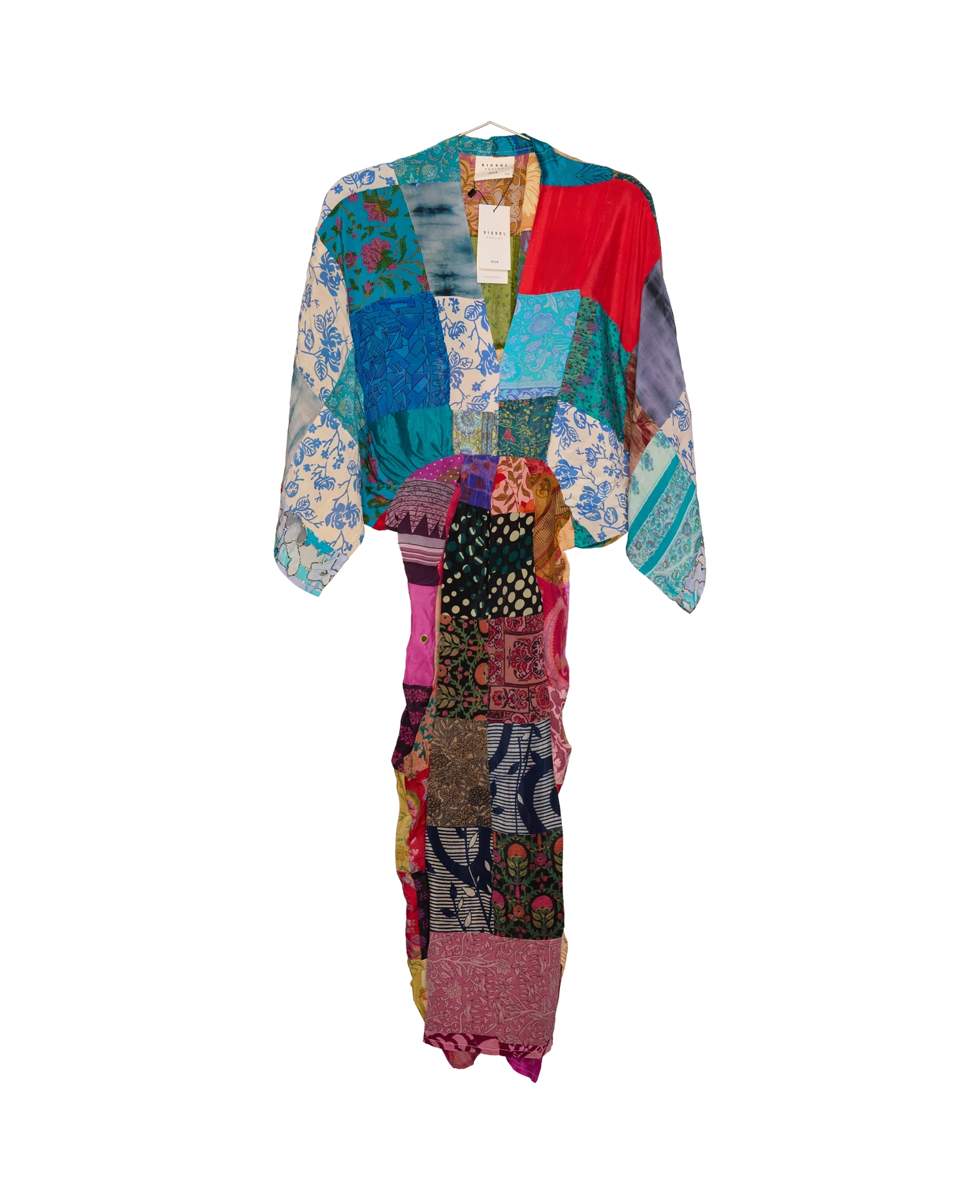 Juno SILK Patchwork Dress - No. 337