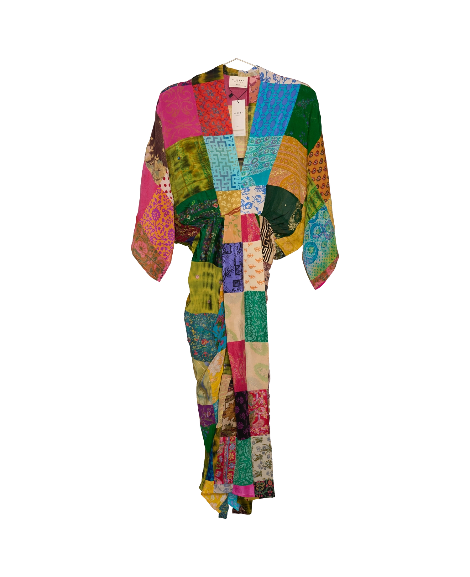 Juno SILK Patchwork Dress - No. 352
