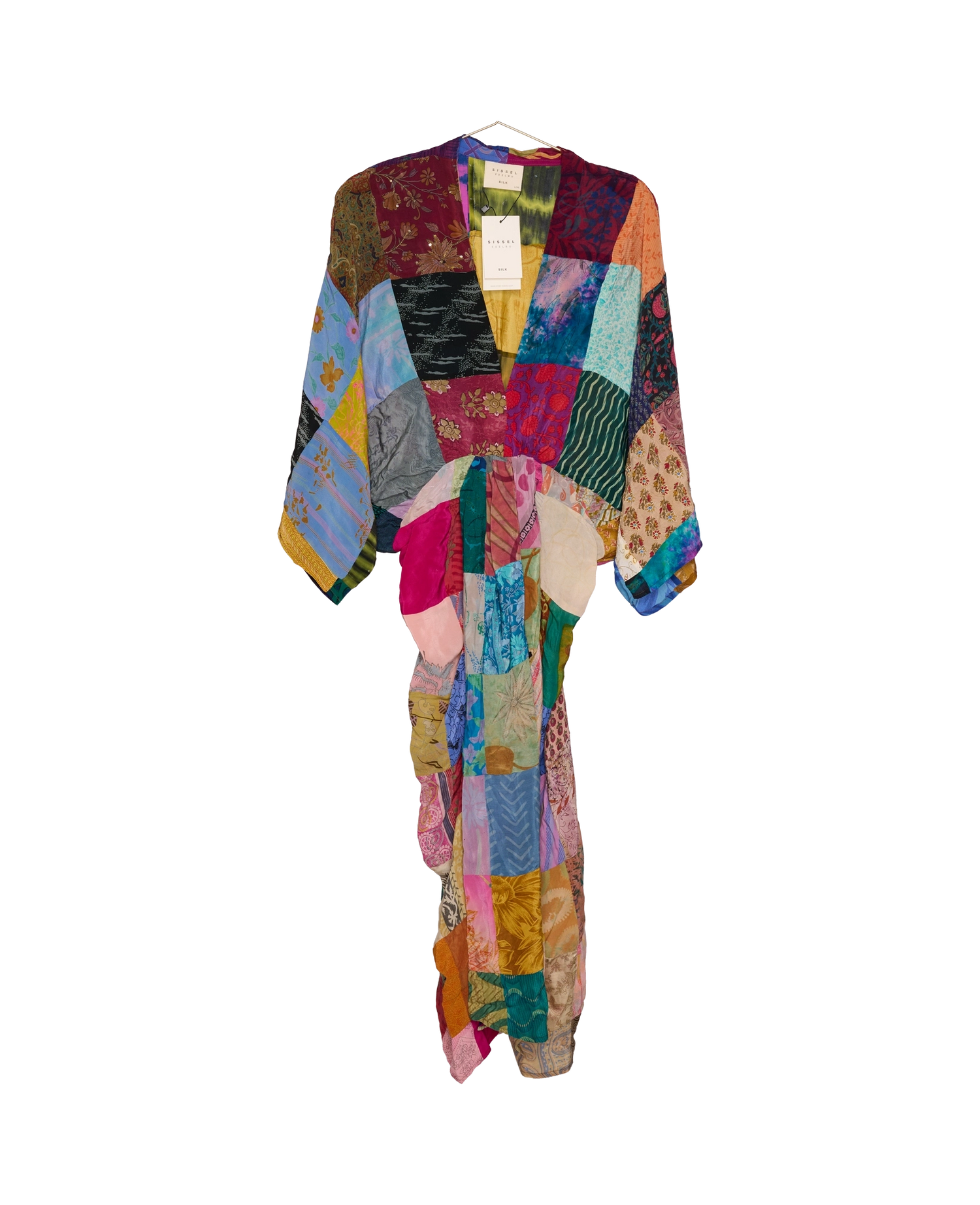 Juno SILK Patchwork Dress - No. 373