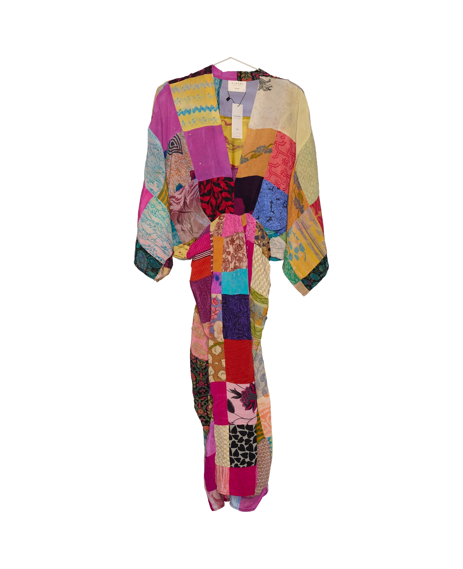 Juno SILK Patchwork Dress - No. 378