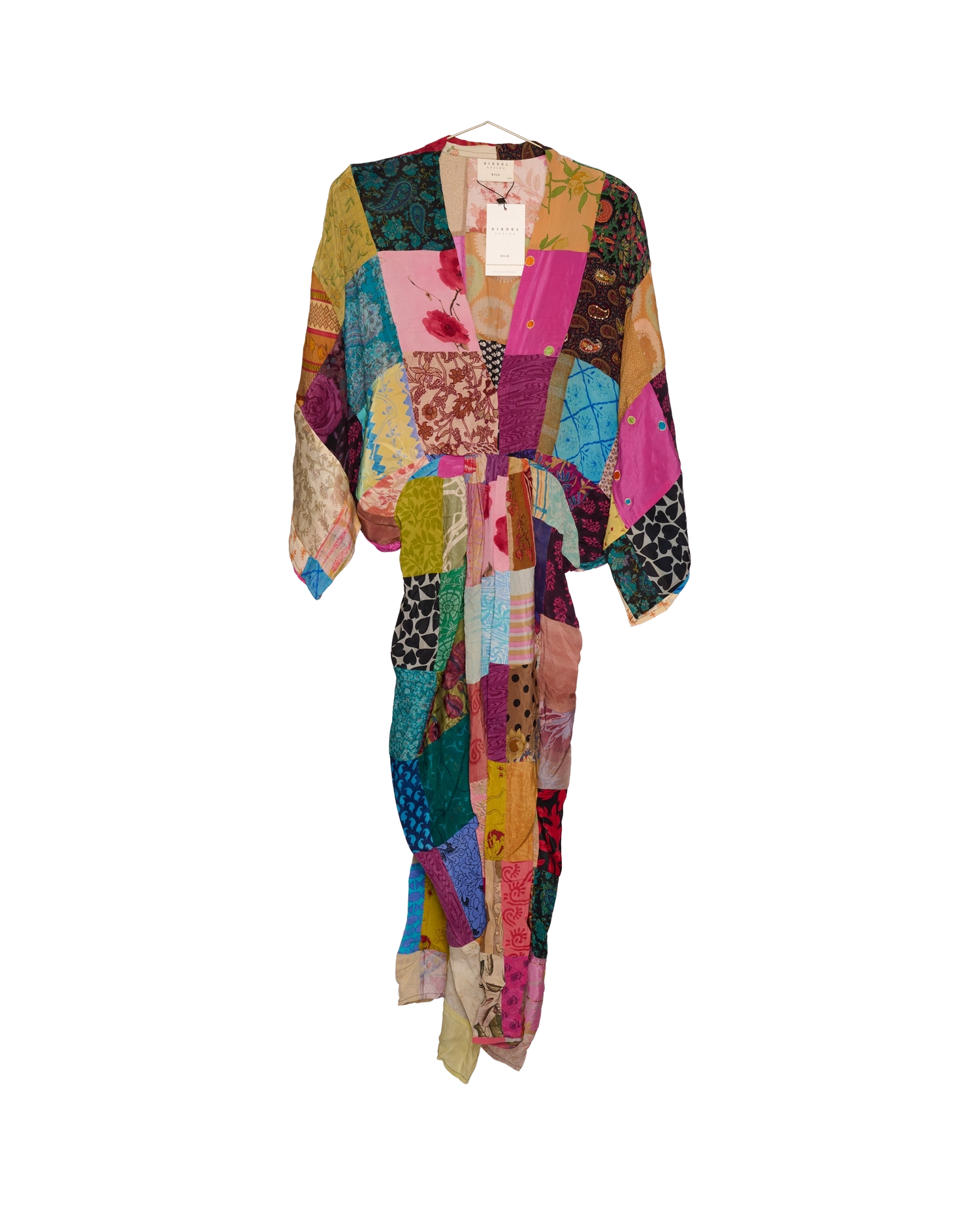 Juno SILK Patchwork Dress - No. 395