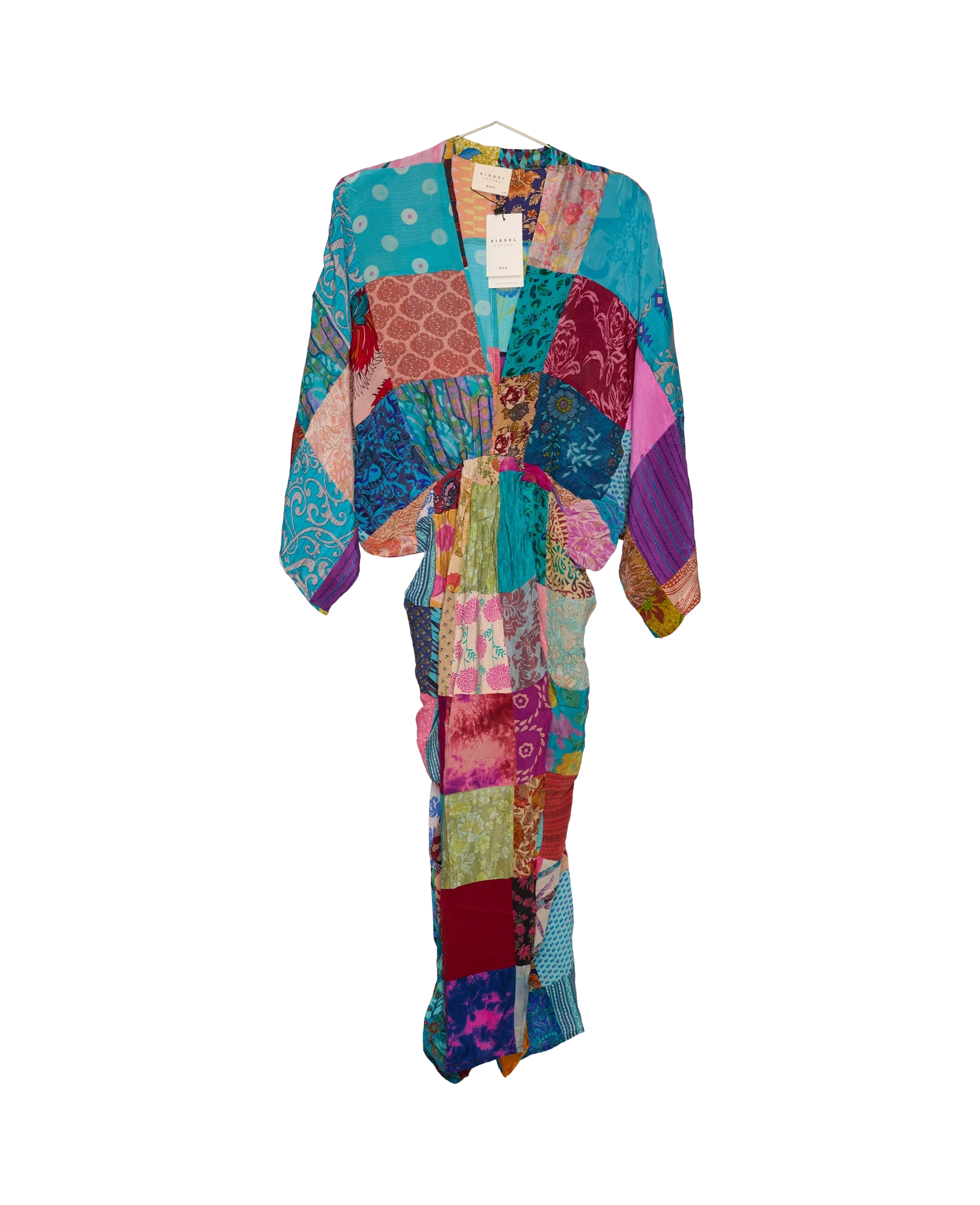 Juno SILK Patchwork Dress - No. 398