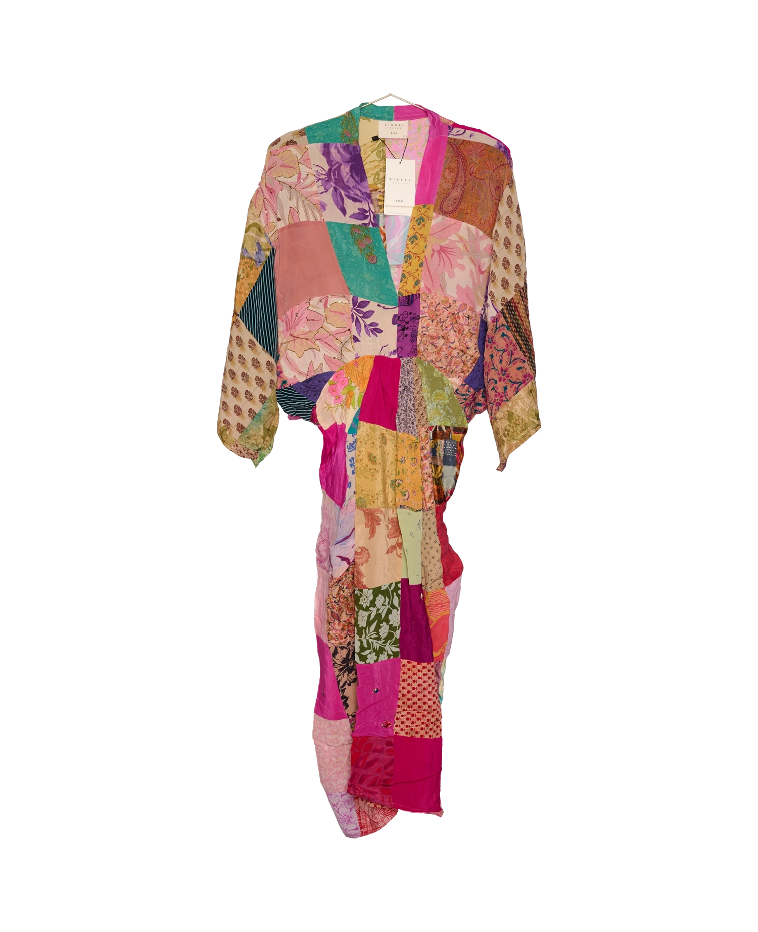 Juno SILK Patchwork Dress - No. 406
