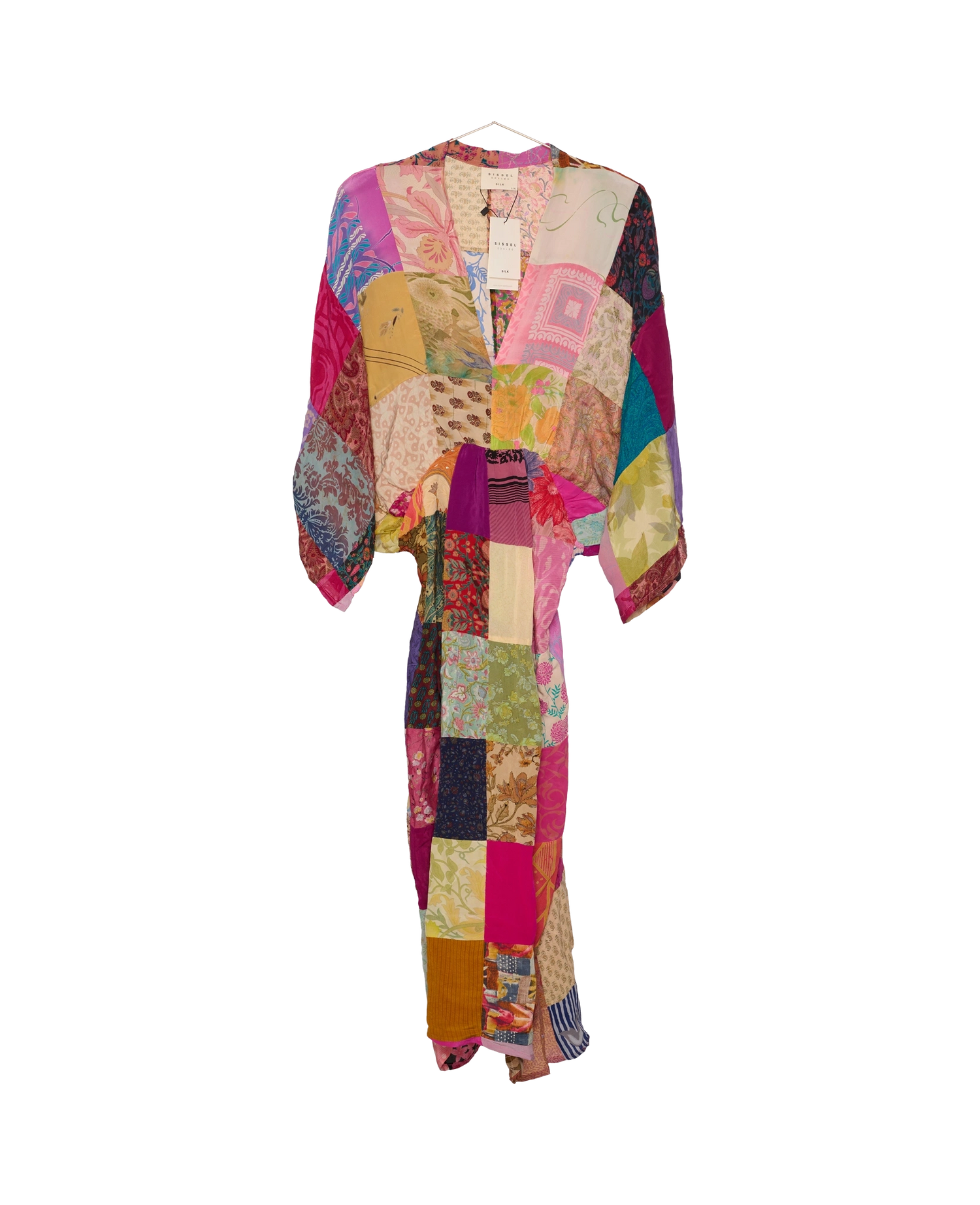Juno SILK Patchwork Dress - No. 409