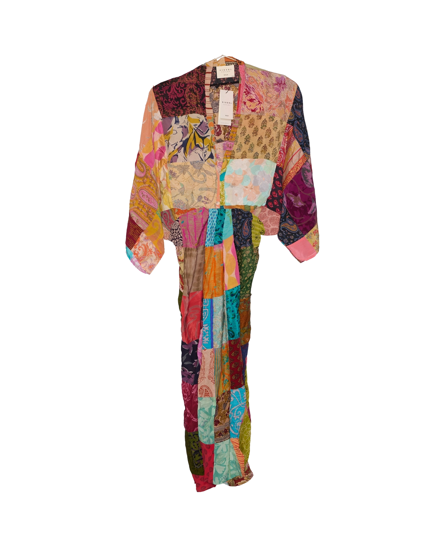 Juno SILK Patchwork Dress - No. 442