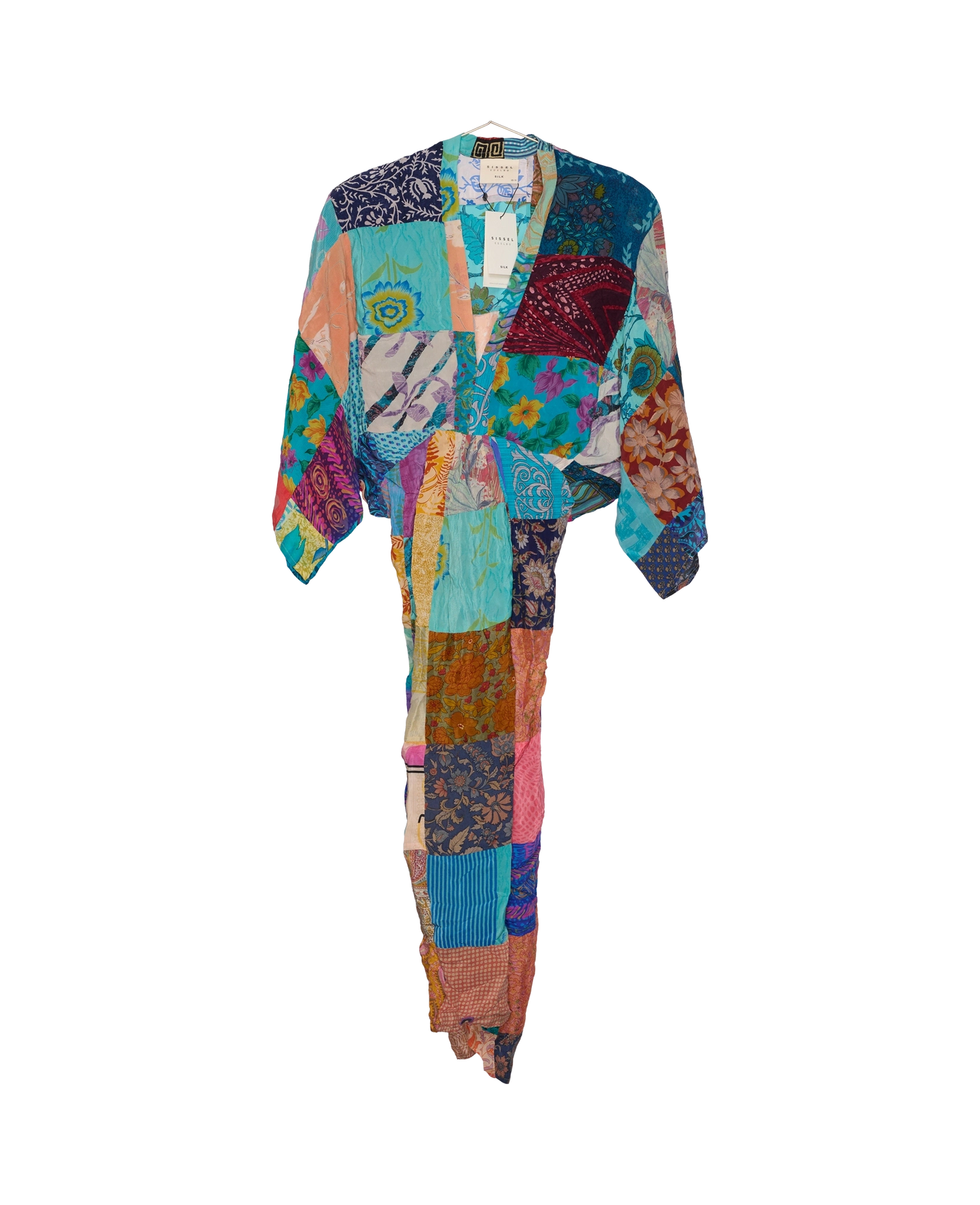 Juno SILK Patchwork Dress - No. 446