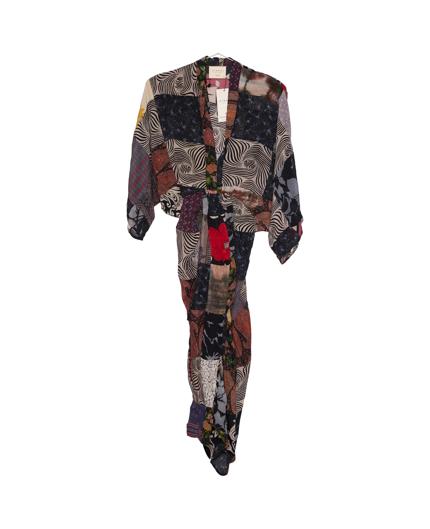 Juno SILK Patchwork Dress - No. 464