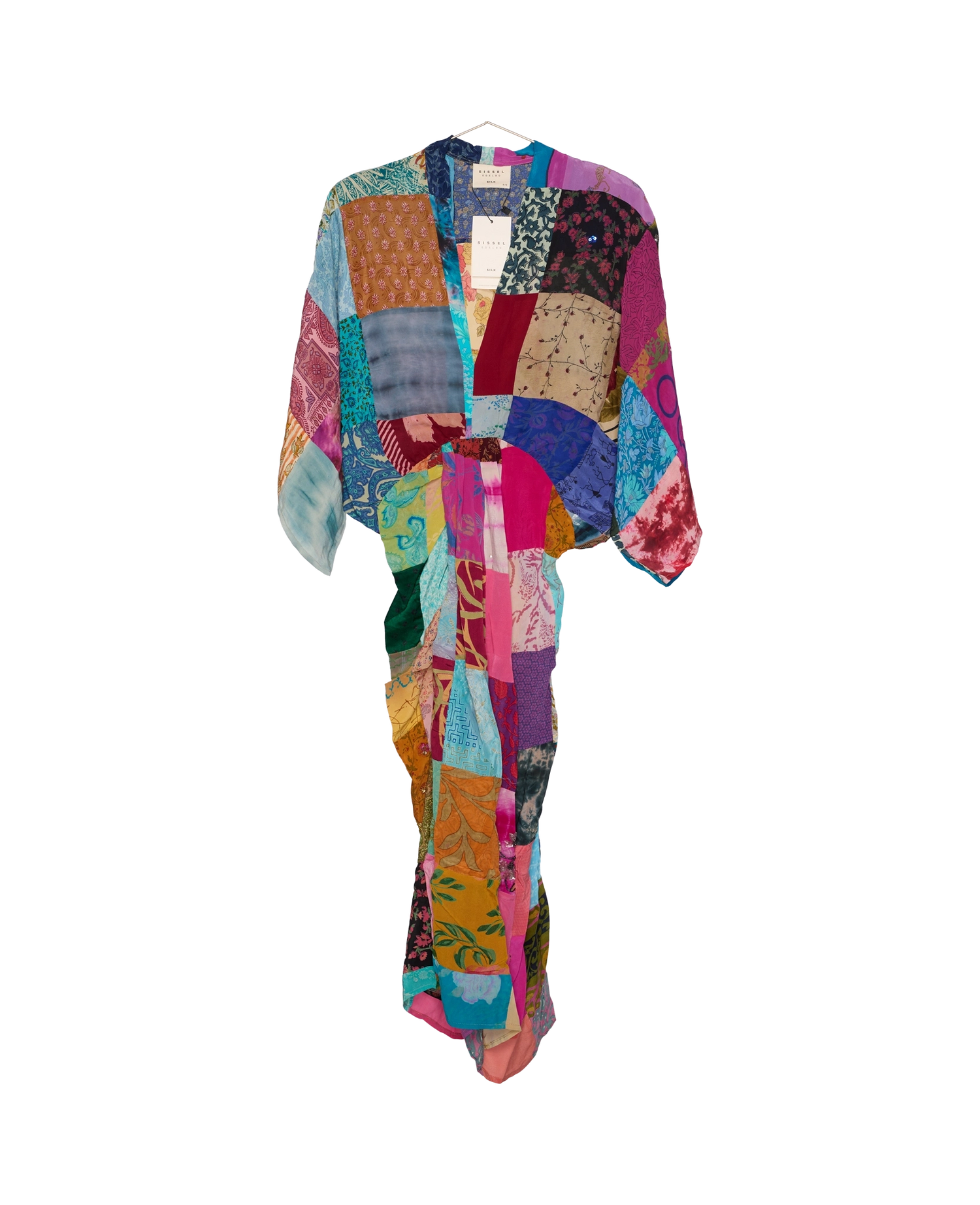 Juno SILK Patchwork Dress - No. 469