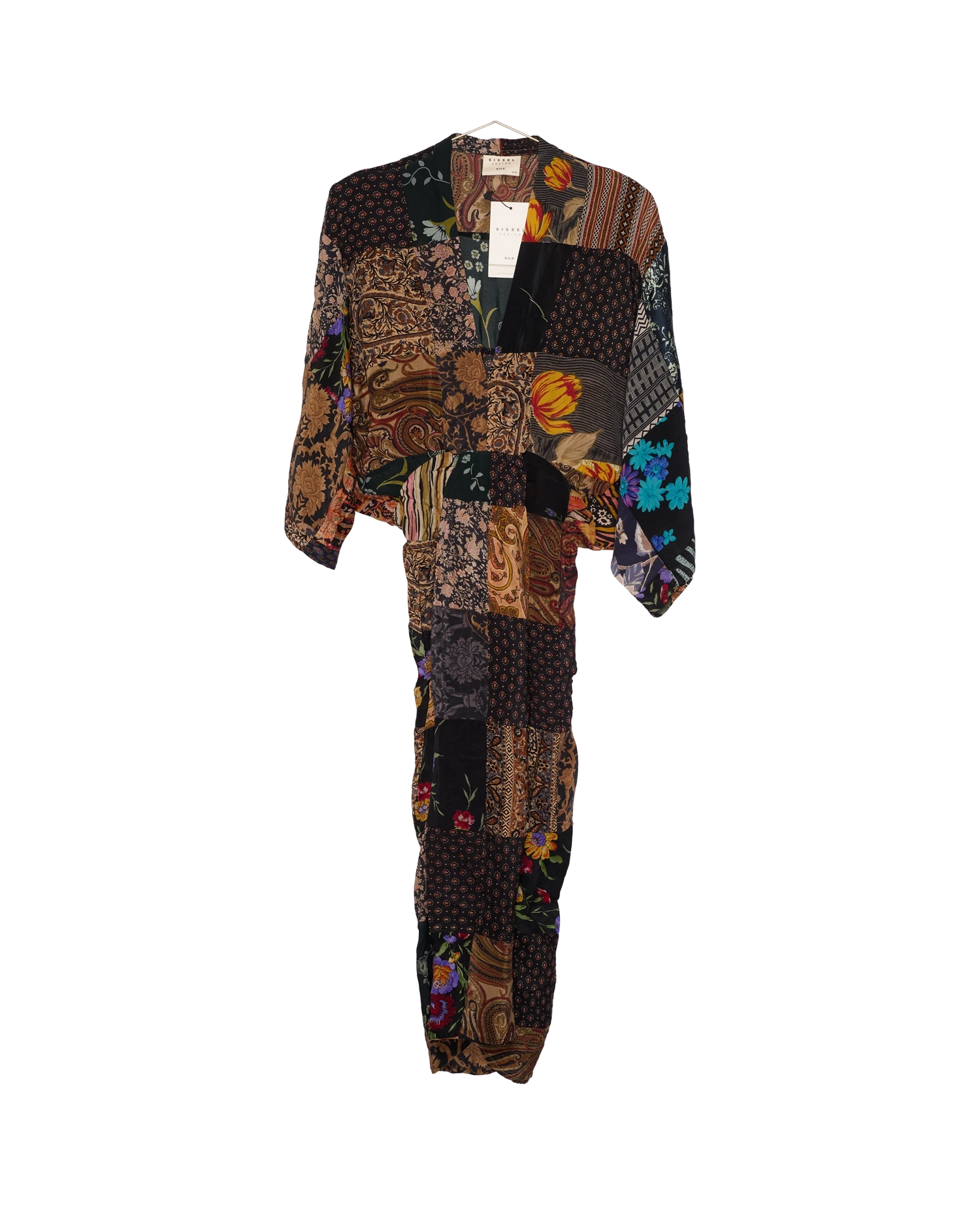 Juno SILK Patchwork Dress - No. 482