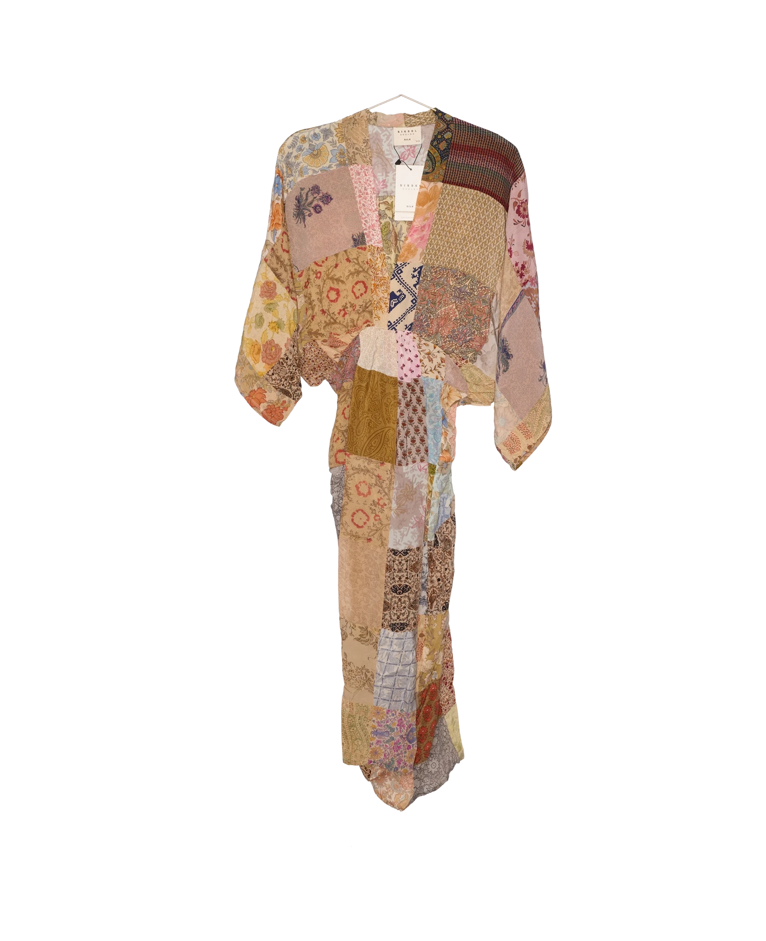 Juno SILK Patchwork Dress - No. 489