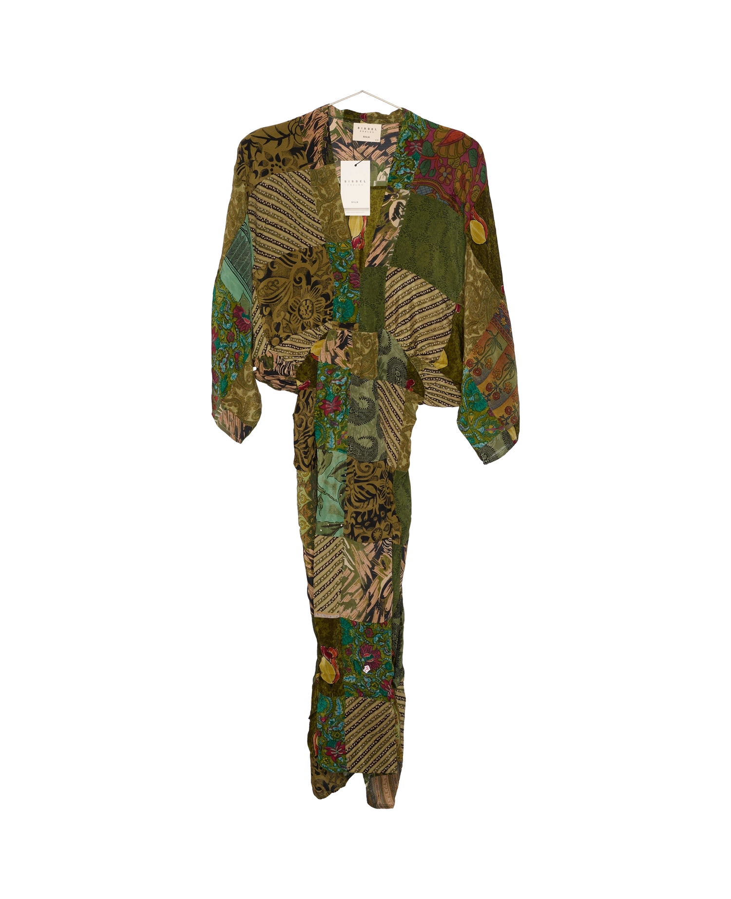 Juno SILK Patchwork Dress - No. 498