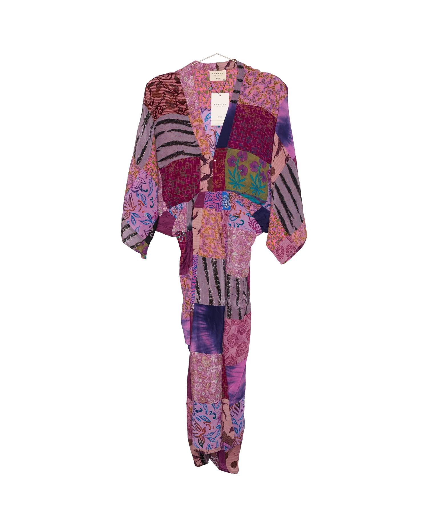 Juno SILK Patchwork Dress - No. 509