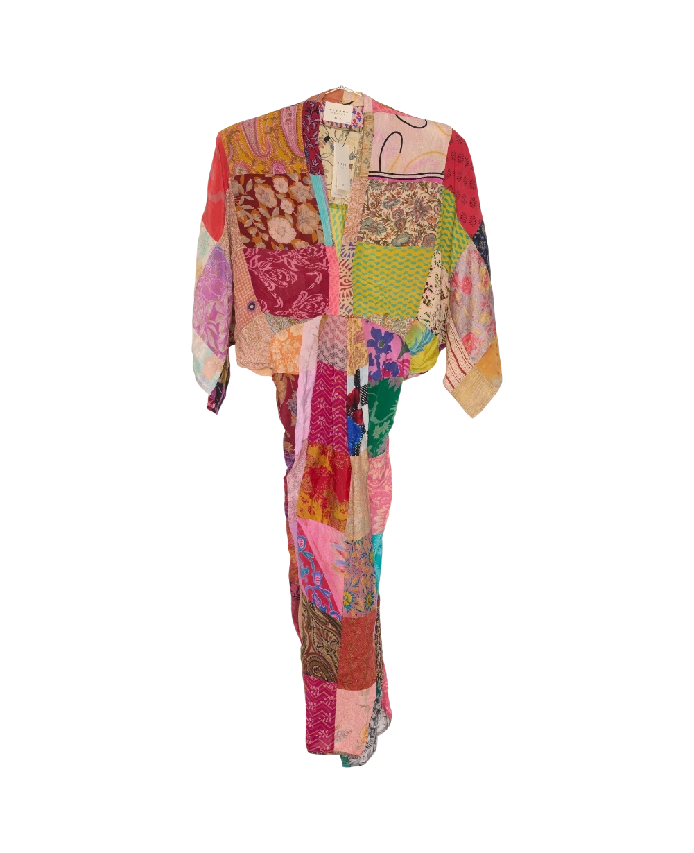 Juno SILK Patchwork Dress