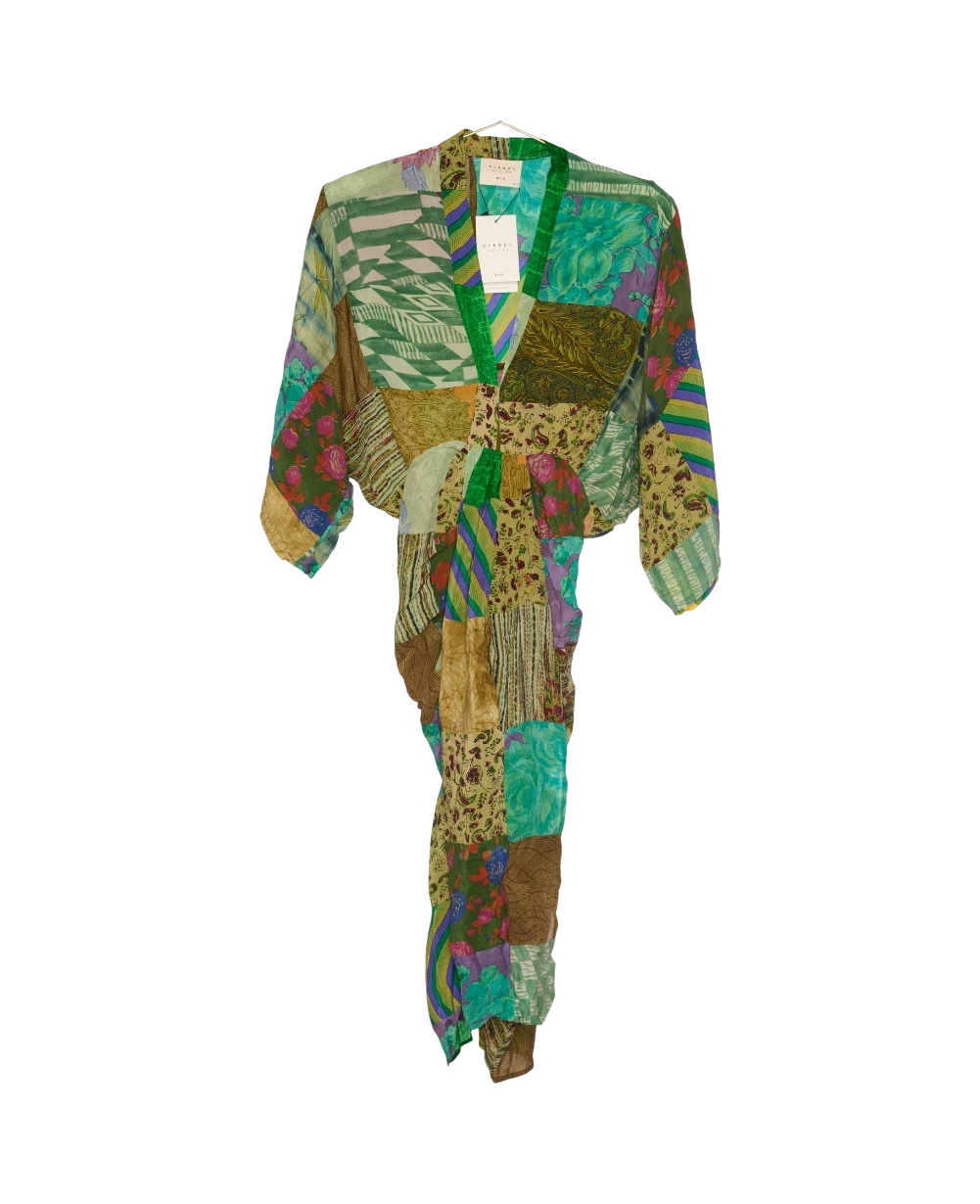 Juno SILK Patchwork Dress - No. 540